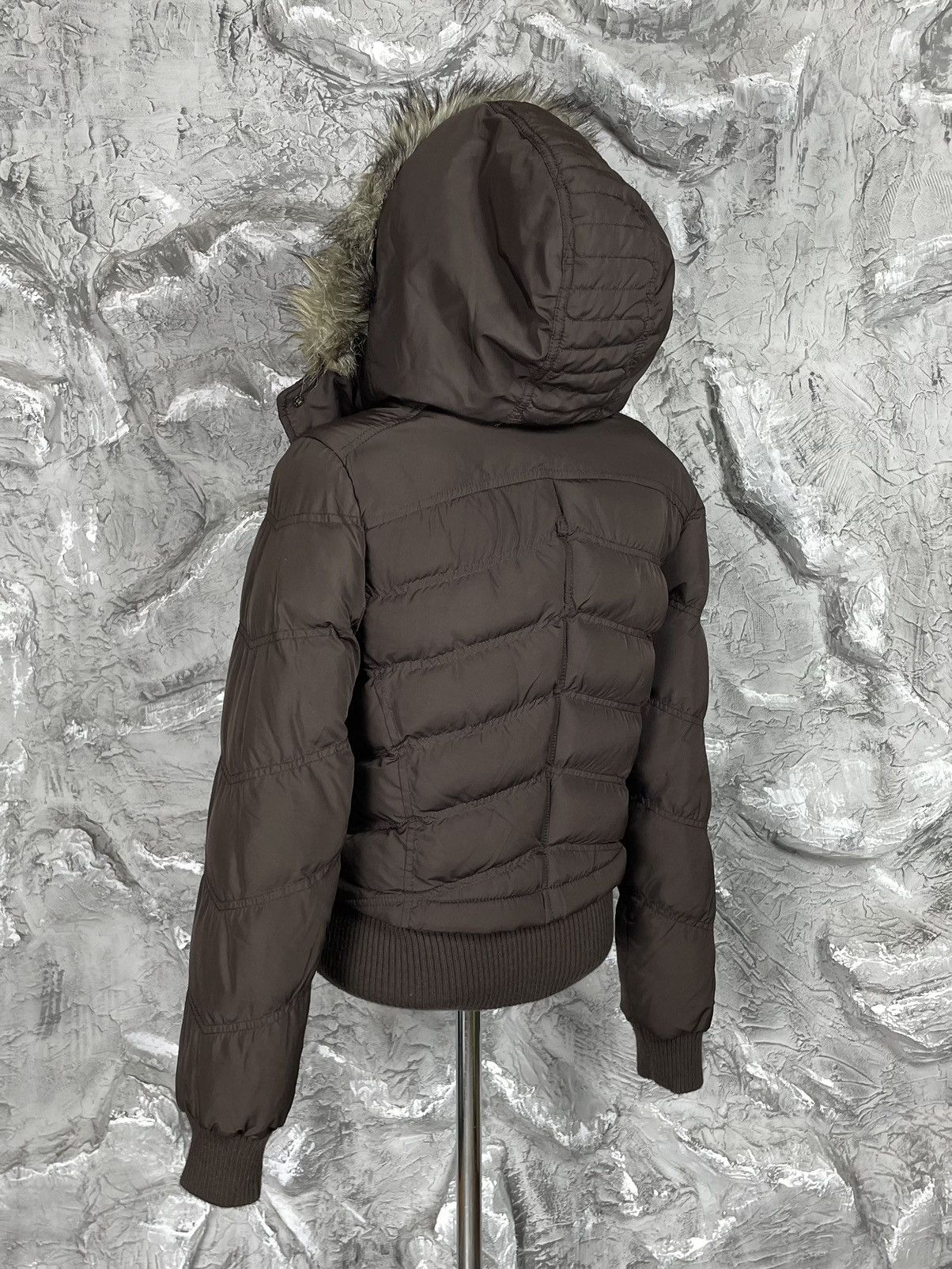 If Six Was Nine × Japanese Brand × Le Grande Bleu (L.G.B.) 2000s Y2K Fur Cropped Zip Jacket Japanese LGB Hysteric Style Size US S / EU 44-46 / 1 - 2 Thumbnail