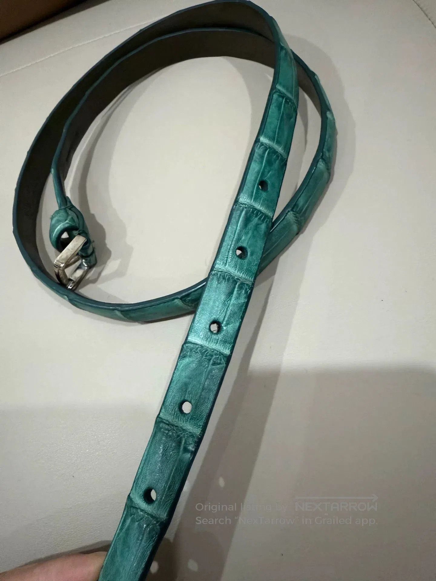 Loro Piana Loro Piana Green Croc. Size ONE SIZE - 7 Thumbnail
