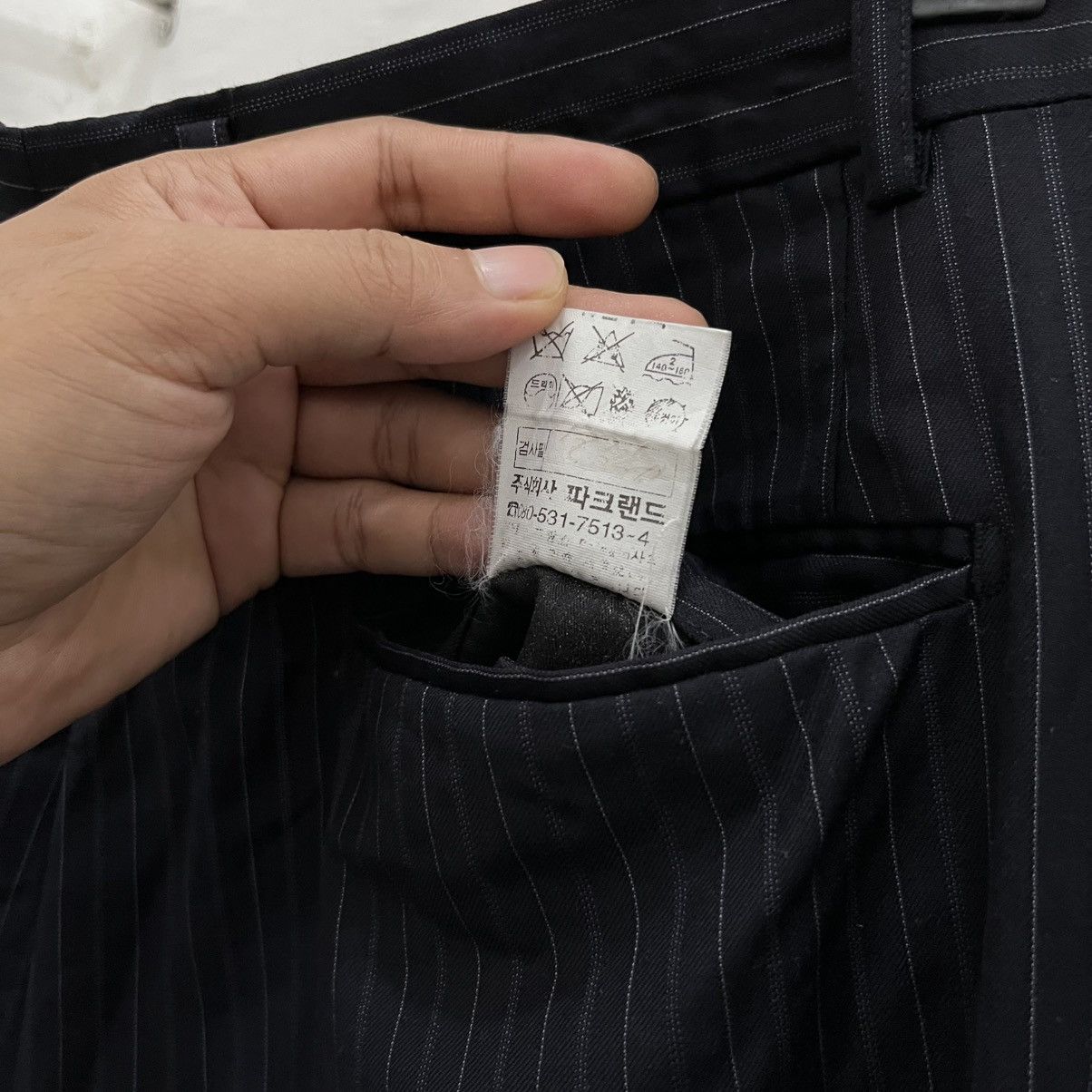 Balmain Balmain Stripe Pleated Trousers Size US 29 - 6 Thumbnail