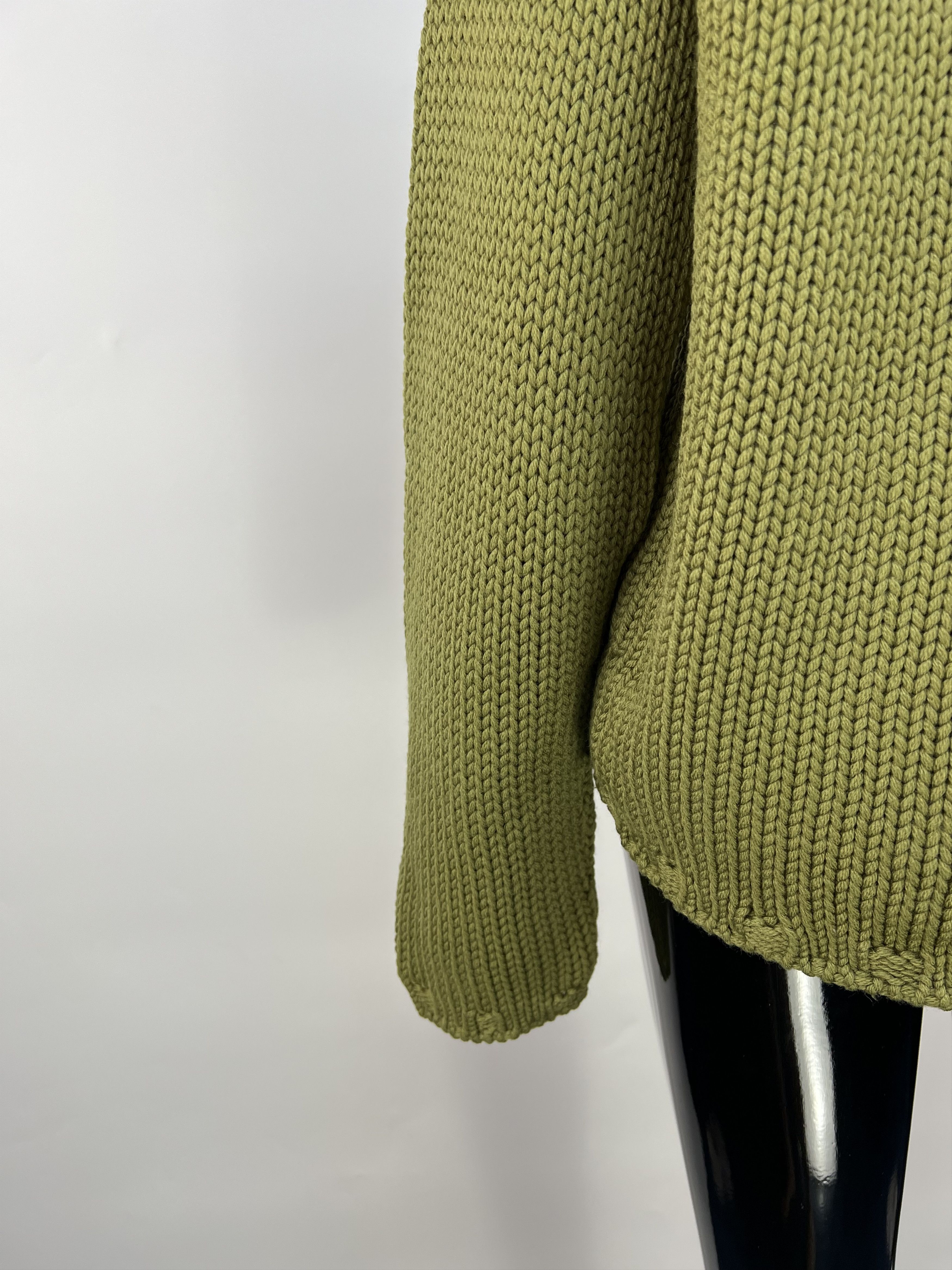 Cruciani Cruciani 100% Wool Knitted Turtleneck Sweater Size IT 44 Size M / US 6-8 / IT 42-44 - 9 Thumbnail