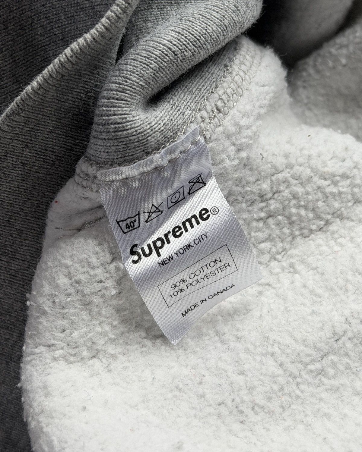 Supreme 2012 Supreme Grey Box Logo Hoodie Size US L / EU 52-54 / 3 - 6 Thumbnail