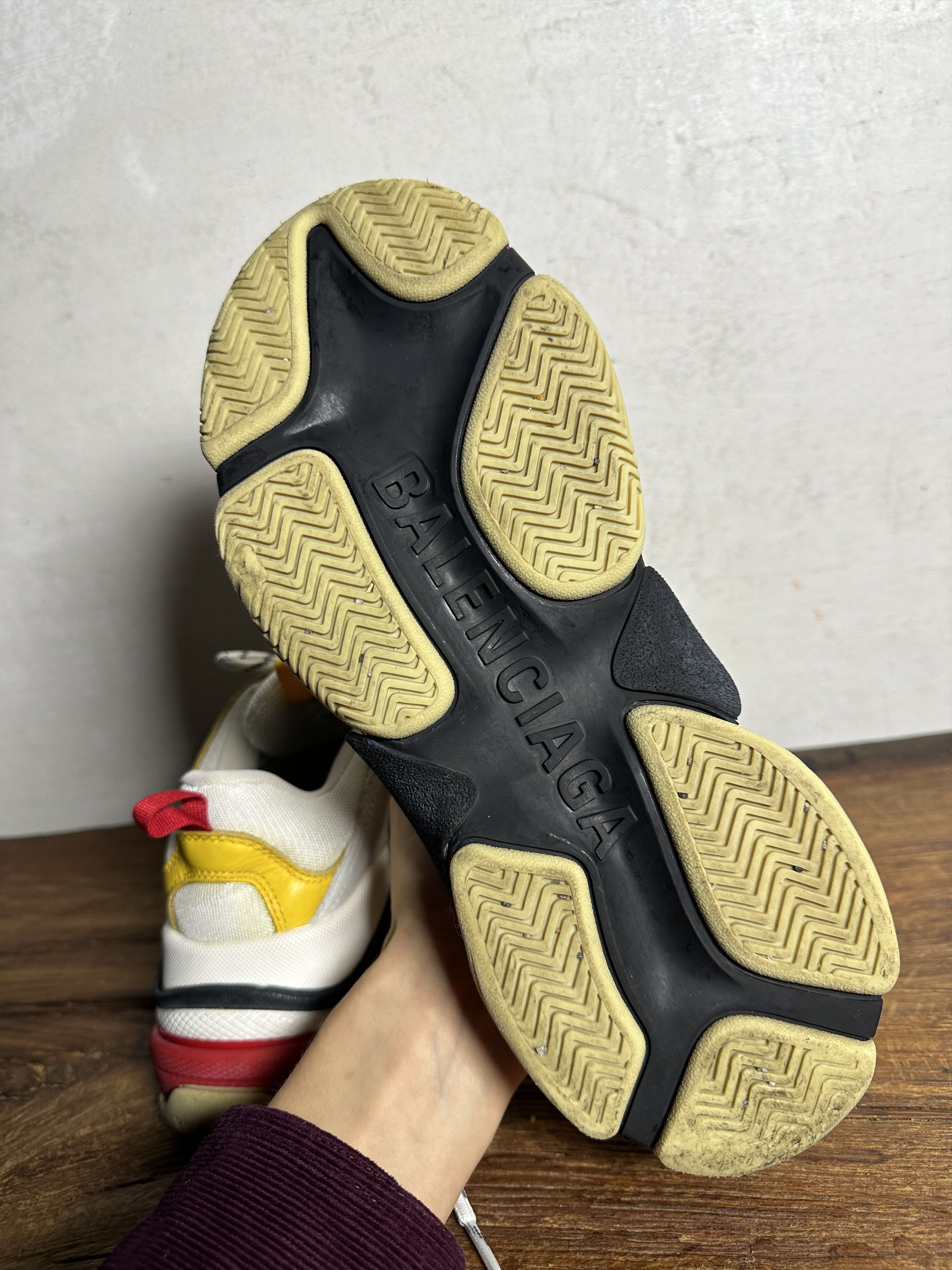 Balenciaga Balenciaga Triple S Yellow White W Size US 9 / IT 39 - 18 Thumbnail