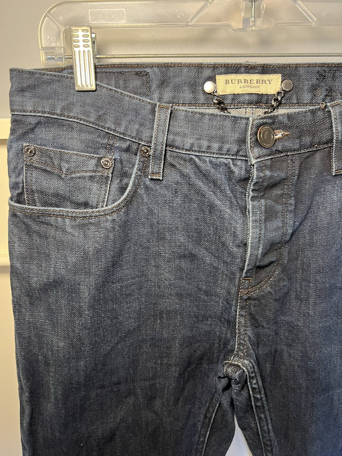Burberry Vintage Burberry London slim blue jeans Size US 32 / EU 48 - 14 Thumbnail