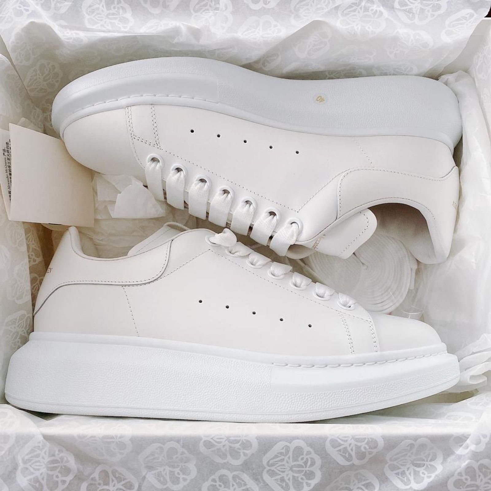 Alexander McQueen oversized leather sneakers 40 Size US 10 / IT 40 - 6 Thumbnail