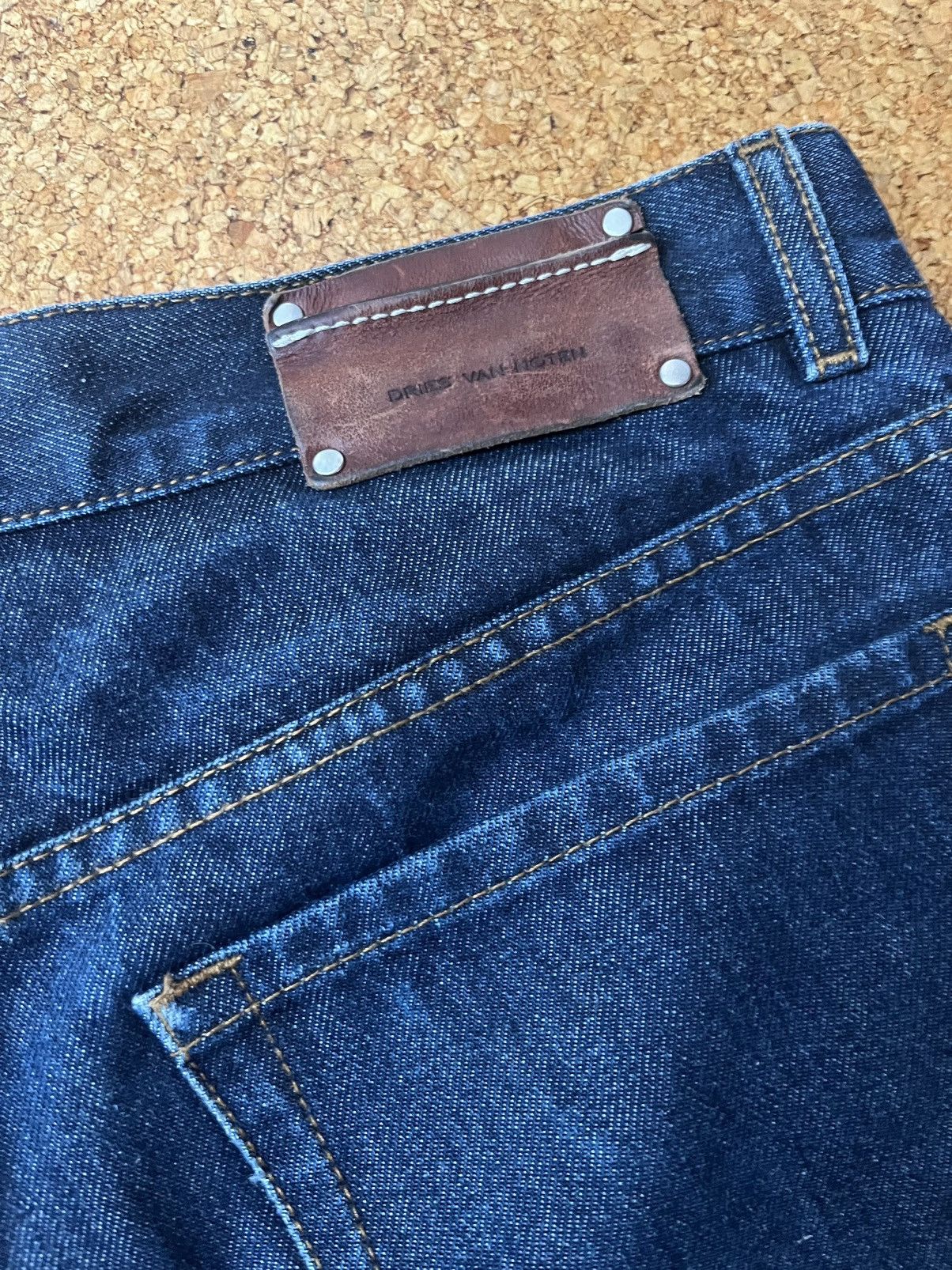 Dries Van Noten DRIES VAN NOTEN STRAIGHT LEG JEANS Size 29" - 6 Thumbnail