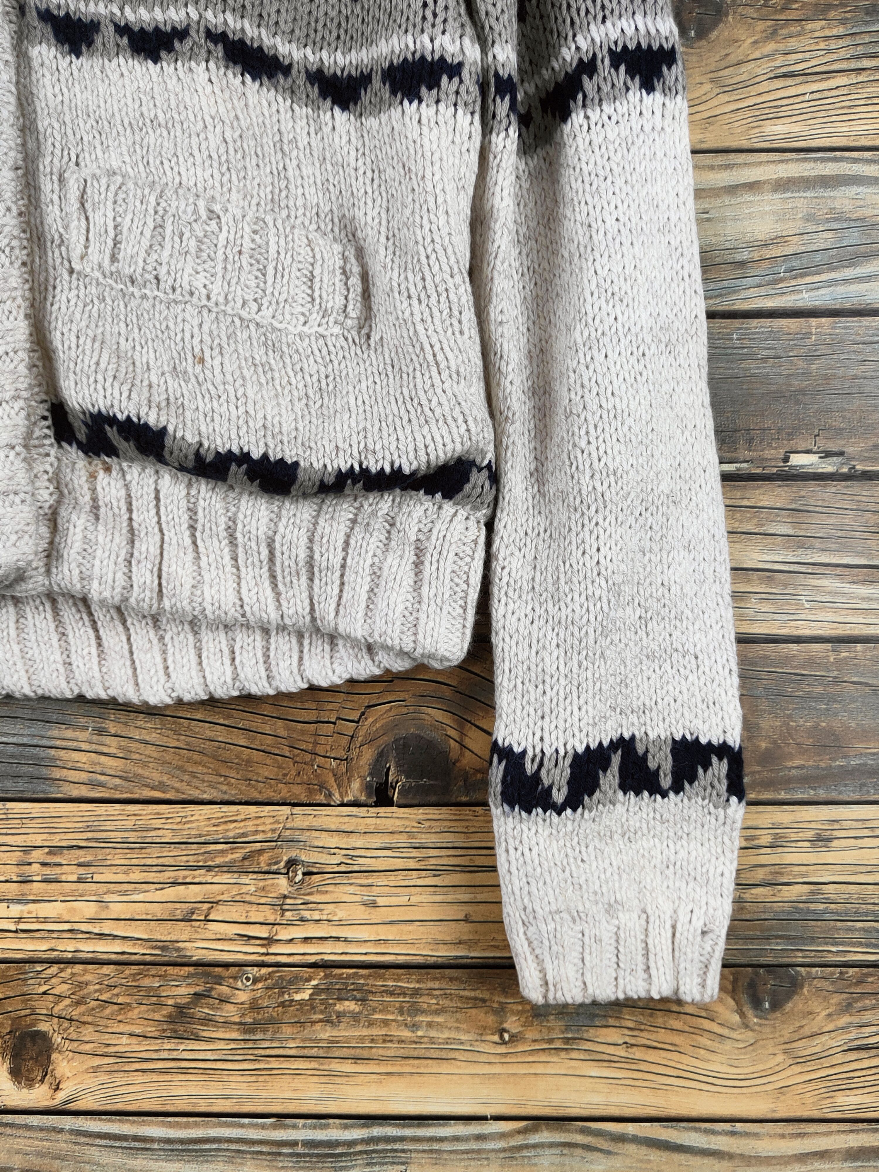 Japanese Brand DL Strange Heaven Ivory Knitwear Sweaters #46-145 Size M / US 6-8 / IT 42-44 - 6 Thumbnail
