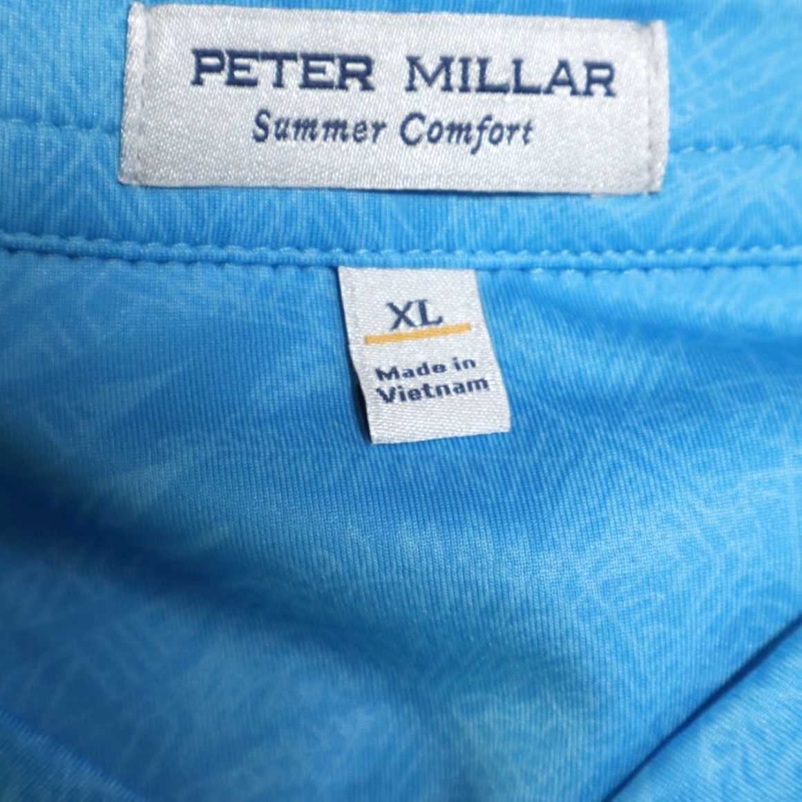 Peter Millar Peter Millar Syvan Jersey Tropical Print Polo Shirt Blue Men's XL Shirt Size US XL / EU 56 / 4 - 5 Thumbnail