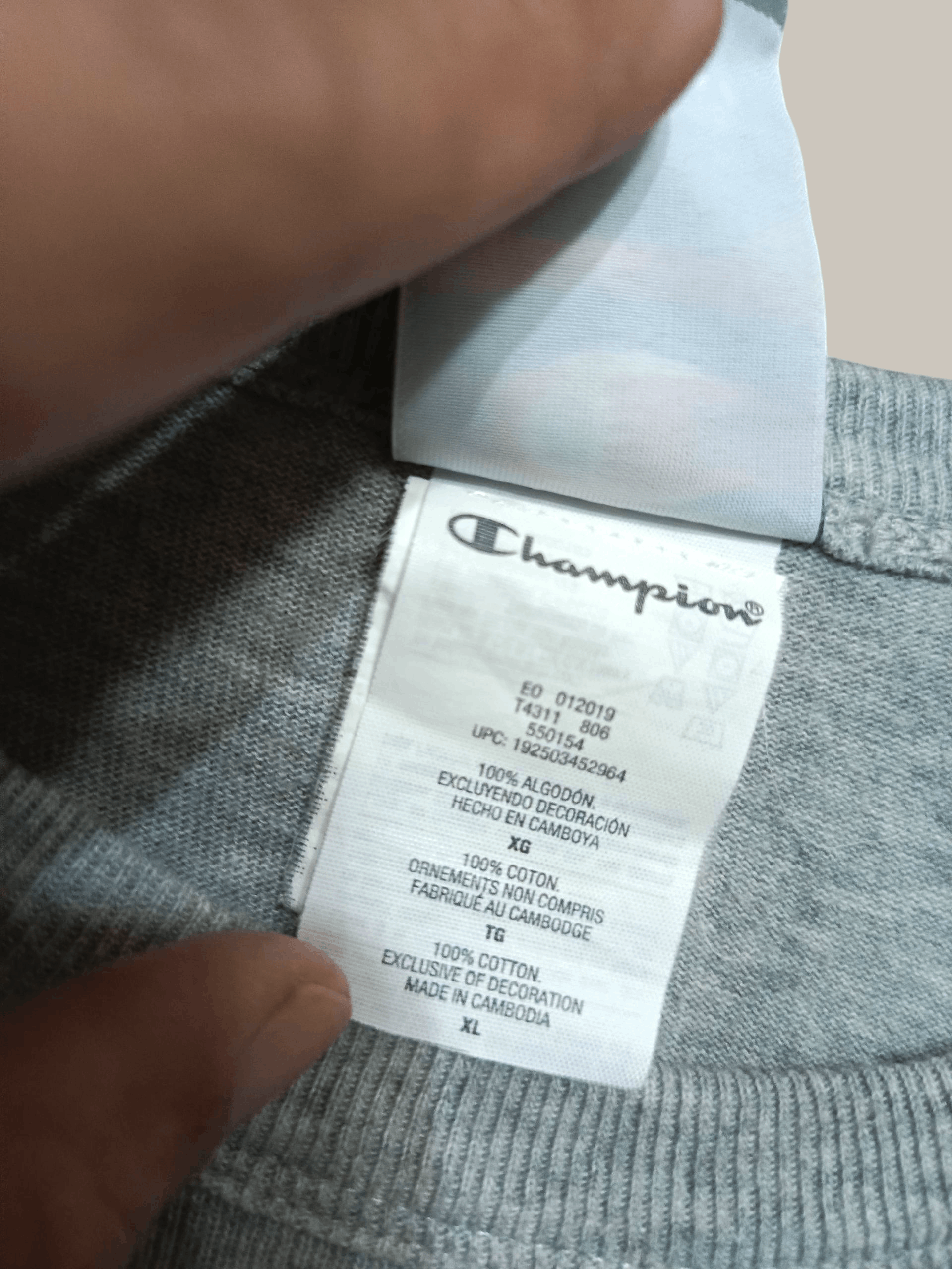 Champion CHAMPION Century embroidered Gamusa Big logo Size US XL / EU 56 / 4 - 5 Thumbnail