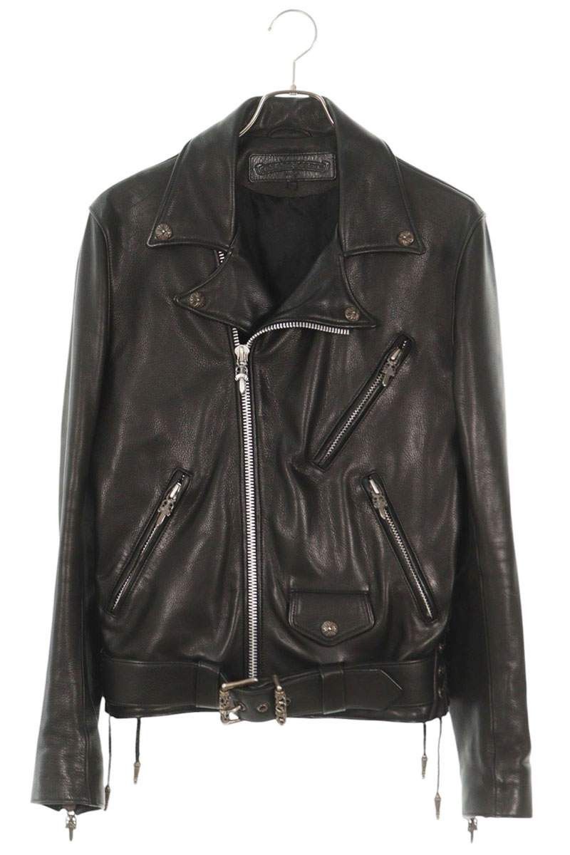 Chrome Hearts Chrome Hearts 1:1 Leather & LEOPARD FUR Jacket M-XL