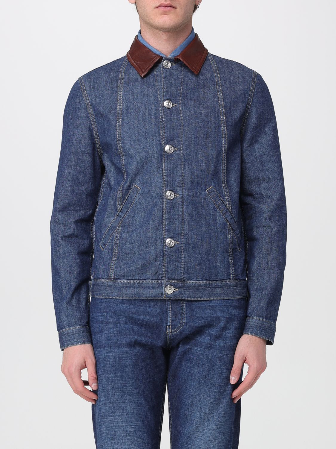 Brunello Cucinelli Brunello Cucinelli Jacket Men Blue Size US XL / EU 56 / 4 - 1 Thumbnail