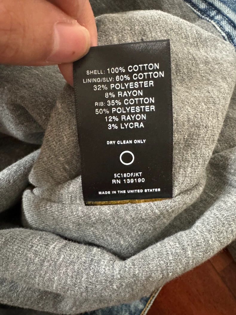 Fear of God Fear of God Main line denim jacket sleeve paneling Size US L / EU 52-54 / 3 - 4 Thumbnail