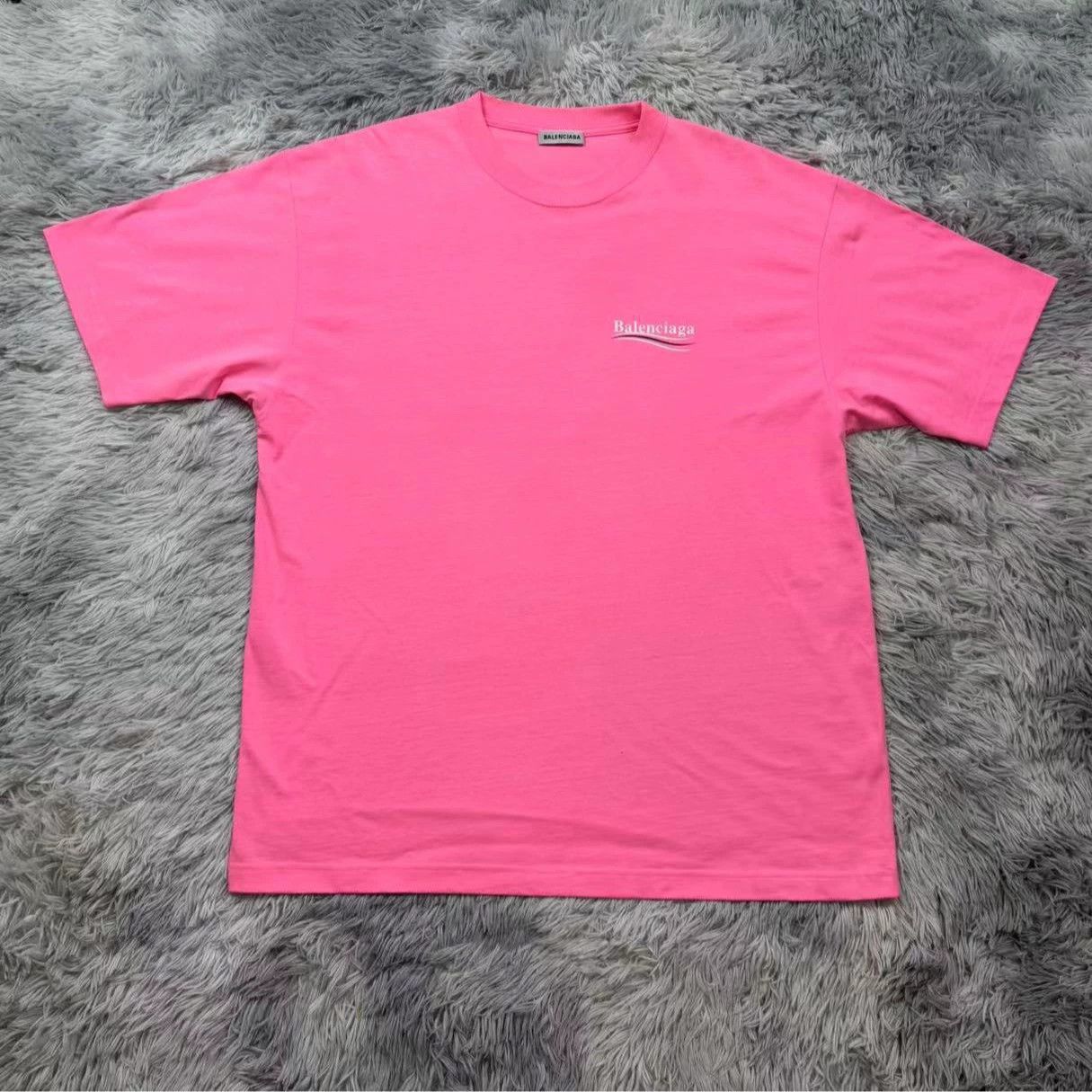 Balenciaga Balenciaga Pink Cola Short Sleeve Tee - dmc Size US L / EU 52-54 / 3 - 1 Thumbnail