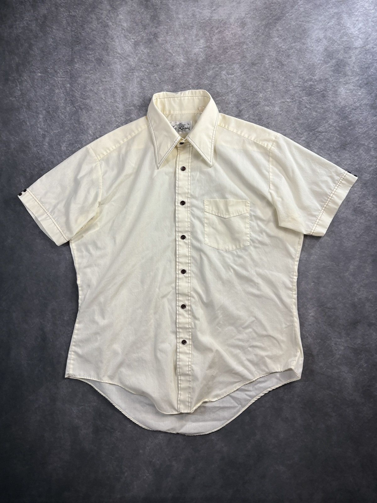 Oleg Cassini Vintage Oleg Cassini Short Sleeve Buttonup Polo Shirt Summer Size US L / EU 52-54 / 3 - 1 Thumbnail