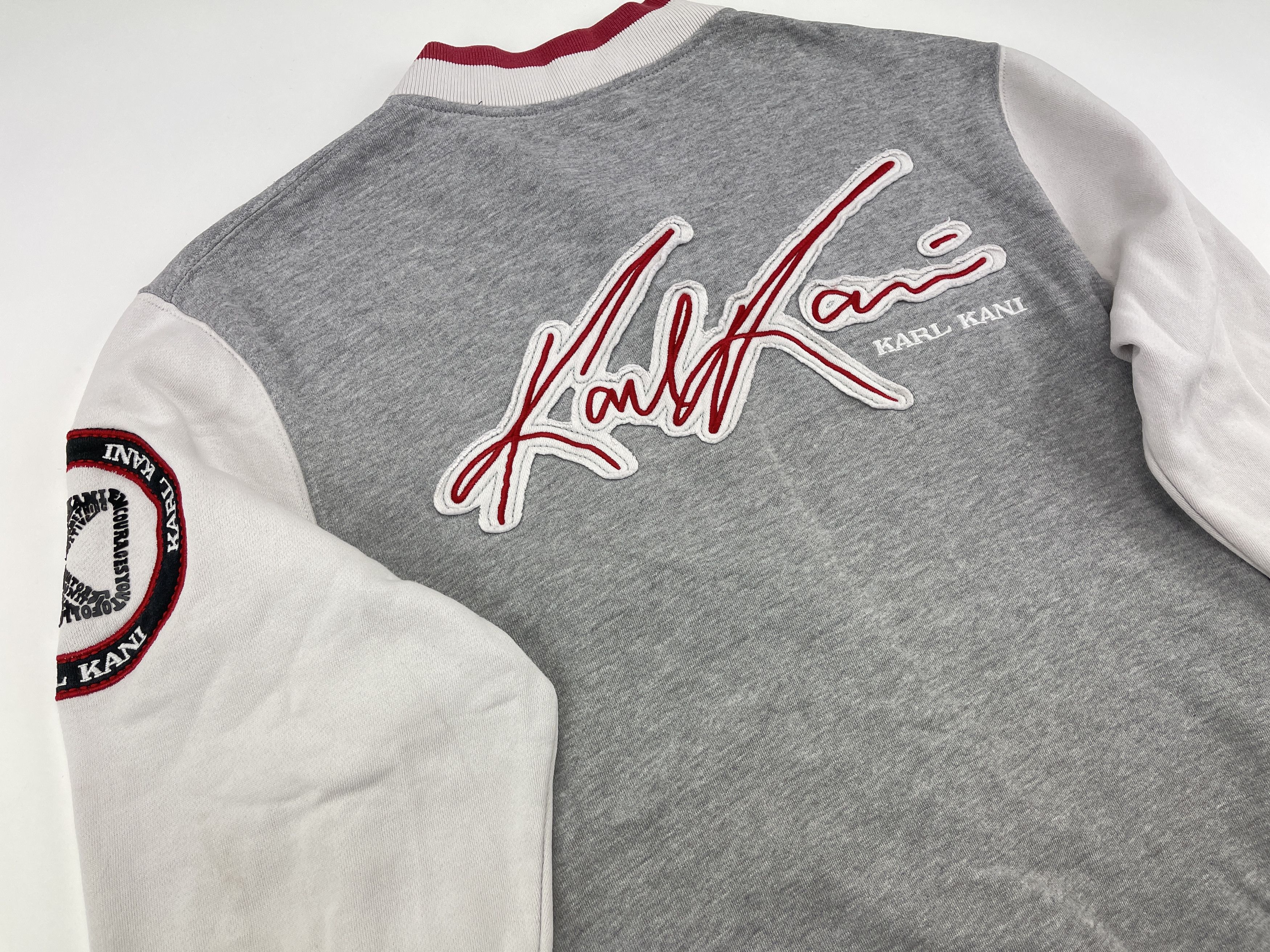 Karl Kani KARL KANI sweatshirt, gray, vintage Kani, 90s hip-hop size M Size US M / EU 48-50 / 2 - 13 Thumbnail