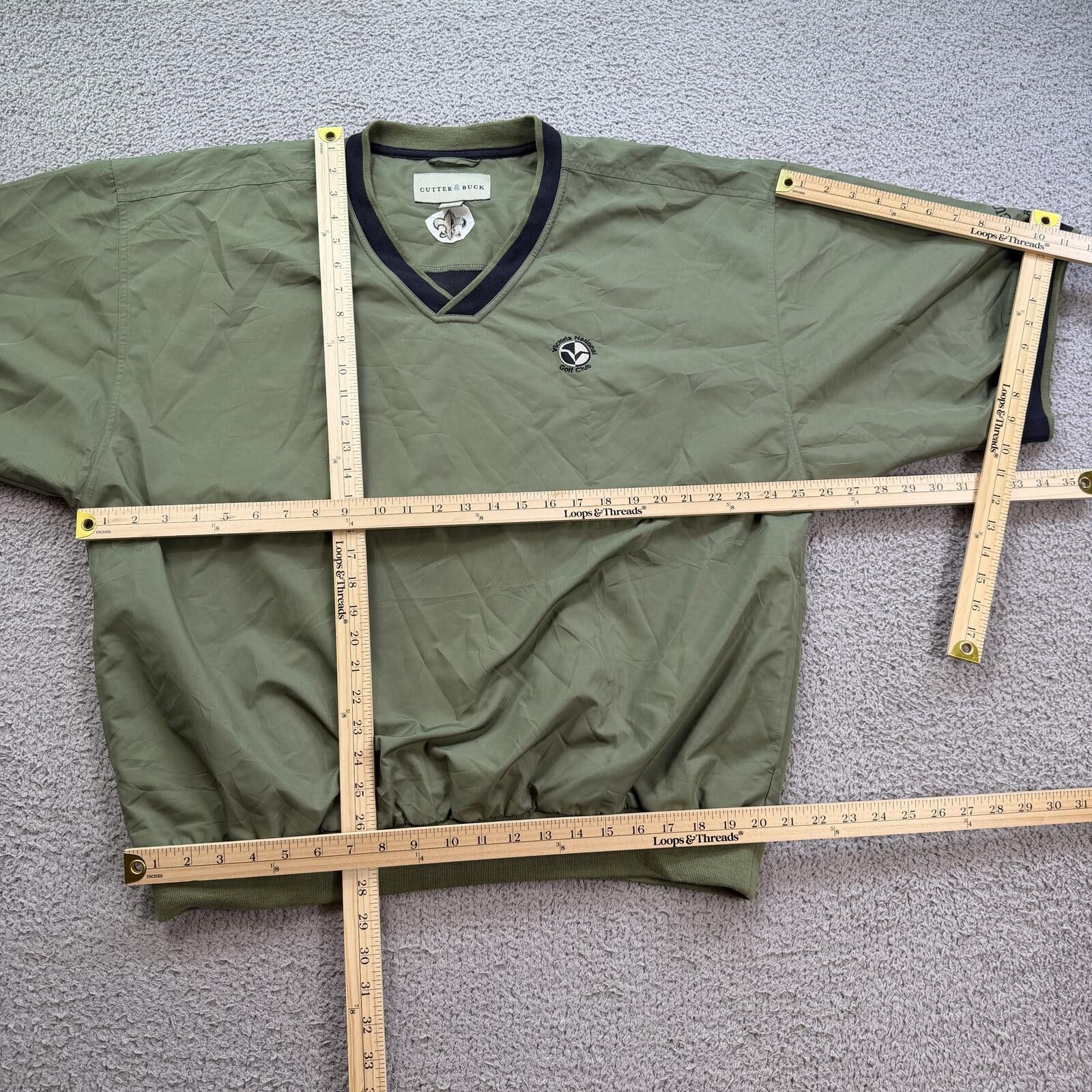 Cutter & Buck Vintage Cutter & Buck Golf Windbreaker XL V Neck Jacket Size US XL / EU 56 / 4 - 3 Thumbnail