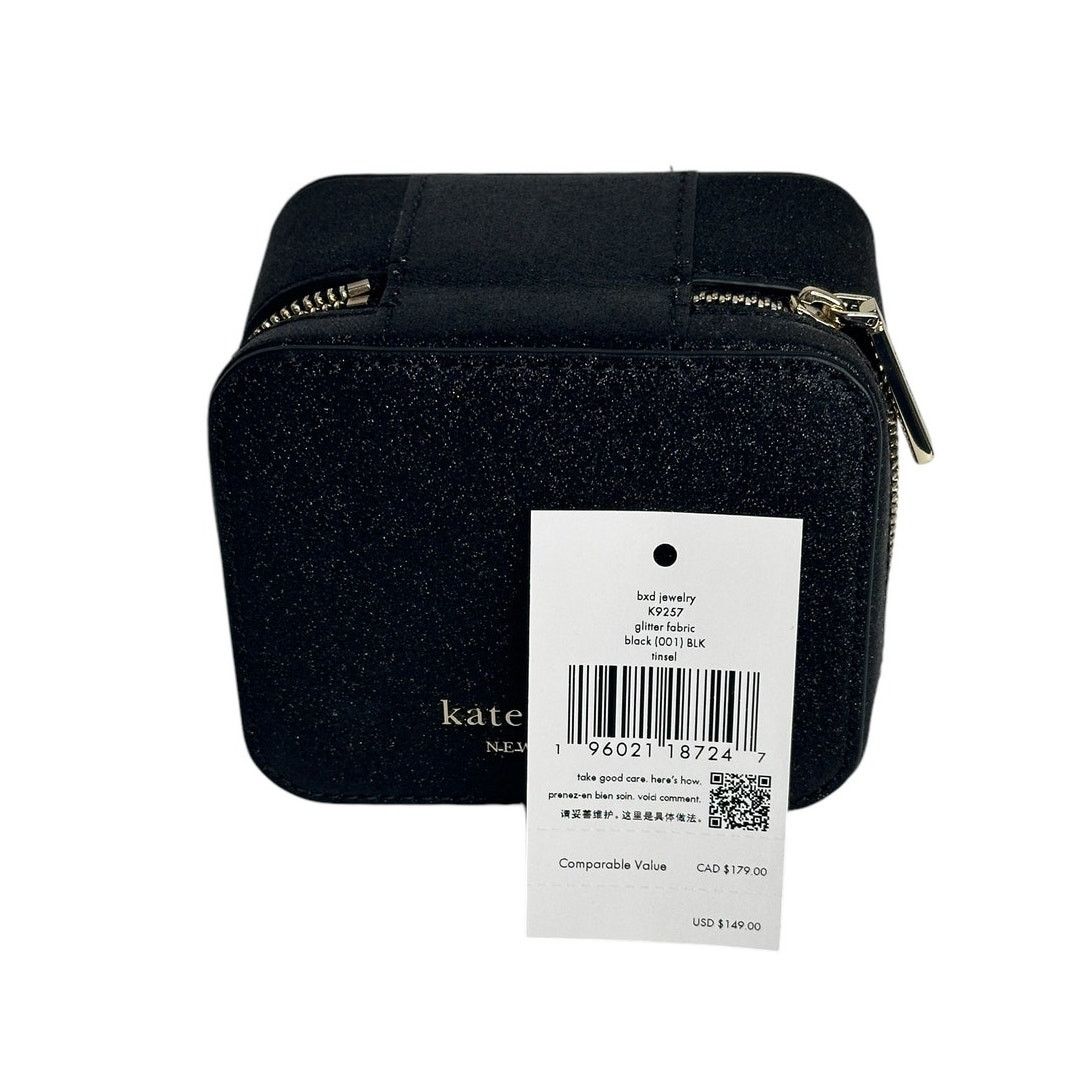 Kate Spade Kate spade Glitter Tinsel Boxed Jewelry Holder Box in Black Size ONE SIZE - 9 Thumbnail