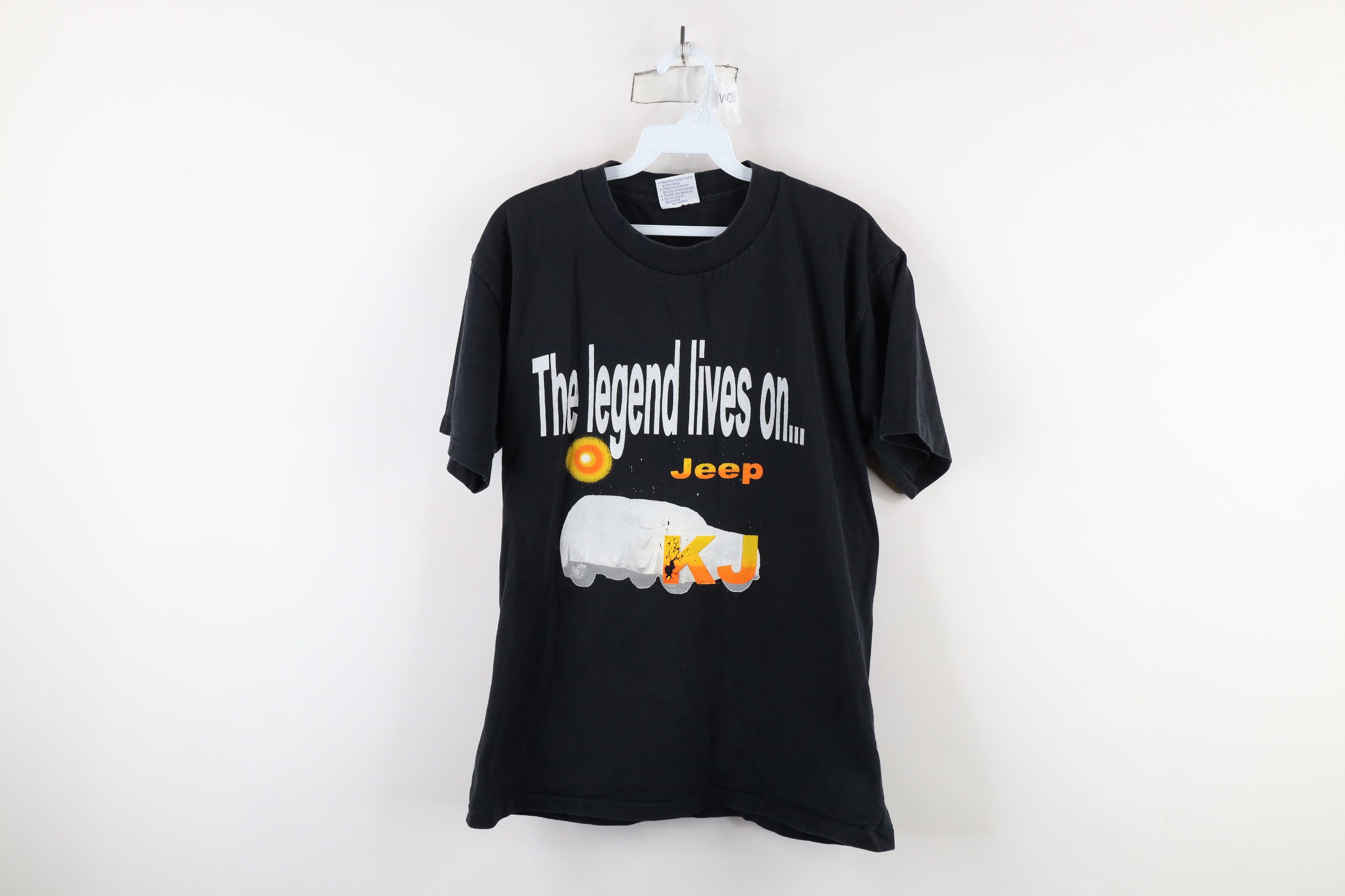 Vintage Vintage 90s Legend Lives On Jeep Motors T-Shirt Black USA Size US M / EU 48-50 / 2 - 1 Thumbnail