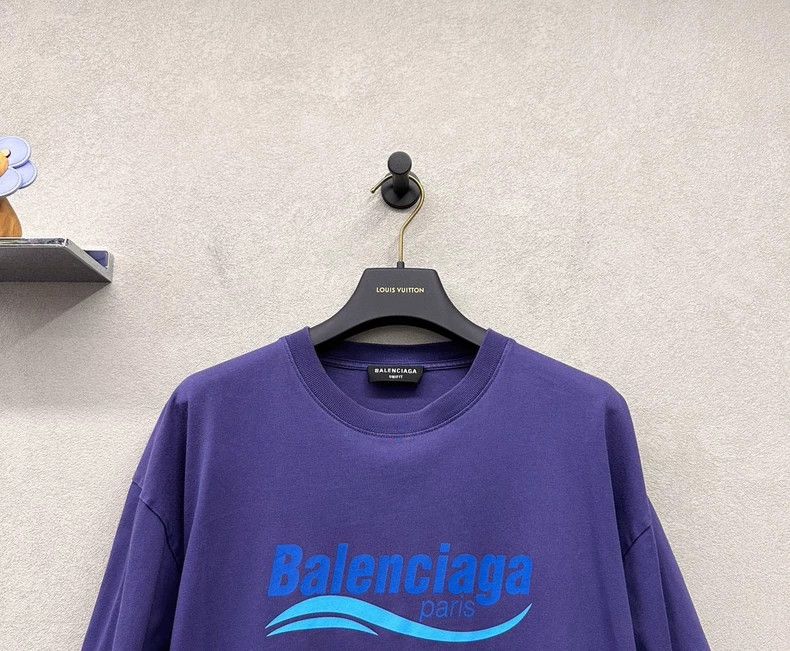 Balenciaga Balenciaga Dark Blue Short Sleeve~ Size US XS / EU 42 / 0 - 4 Thumbnail