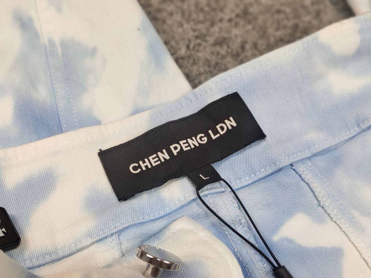CHENPENG Chen Peng Japan Design Roman Column Trouser Blue Cargo Pants Size US 32 / EU 48 - 18 Thumbnail