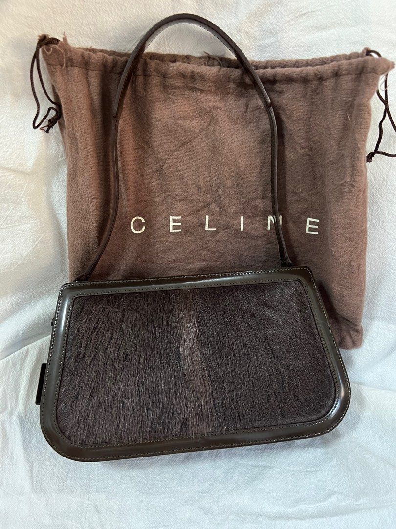 Celine Vintage Celine fur capretto bag Size ONE SIZE - 1 Thumbnail