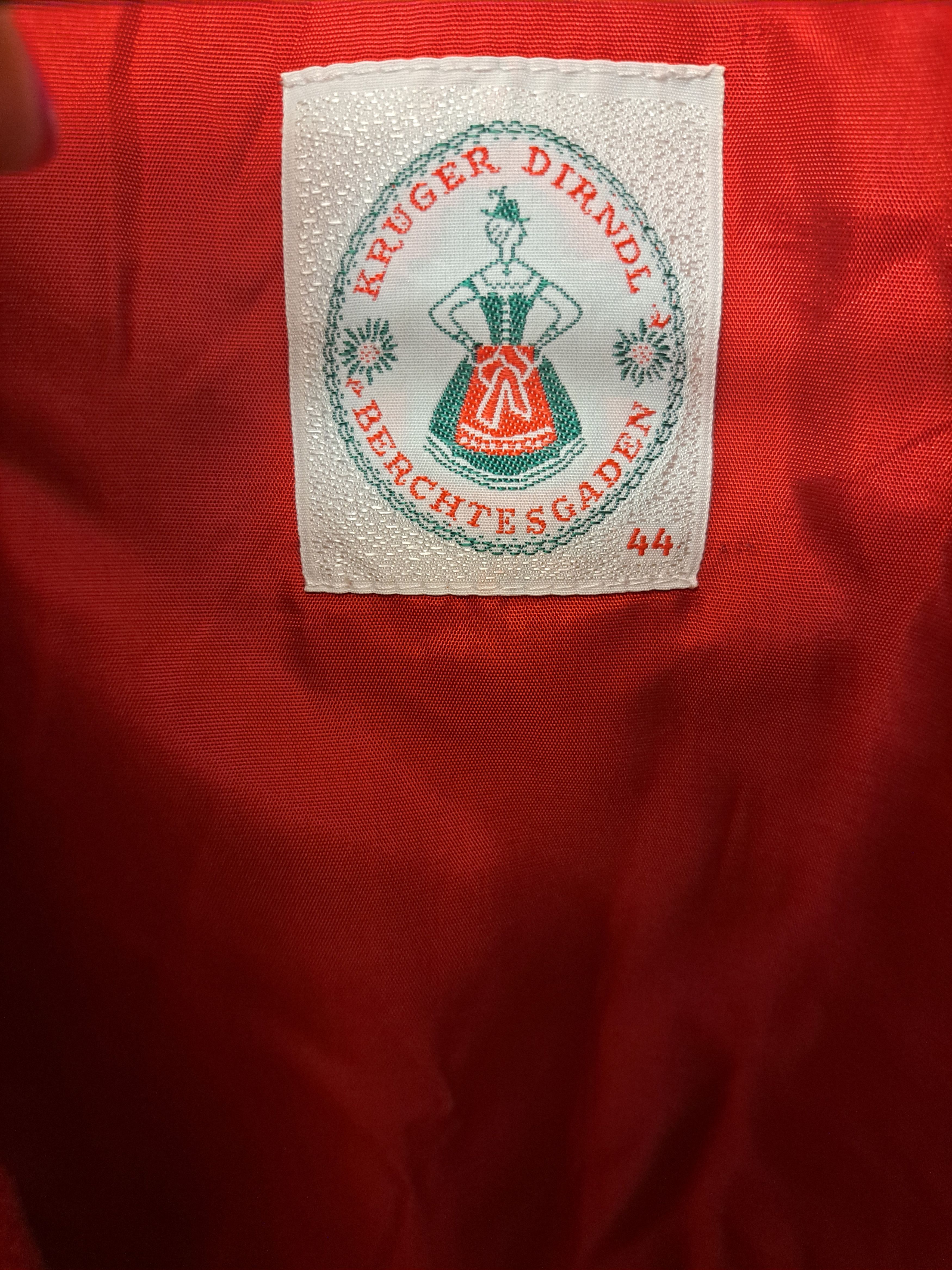 Vintage Vintage Kruger Dirndl red blazer Size L / US 10 / IT 46 - 7 Thumbnail