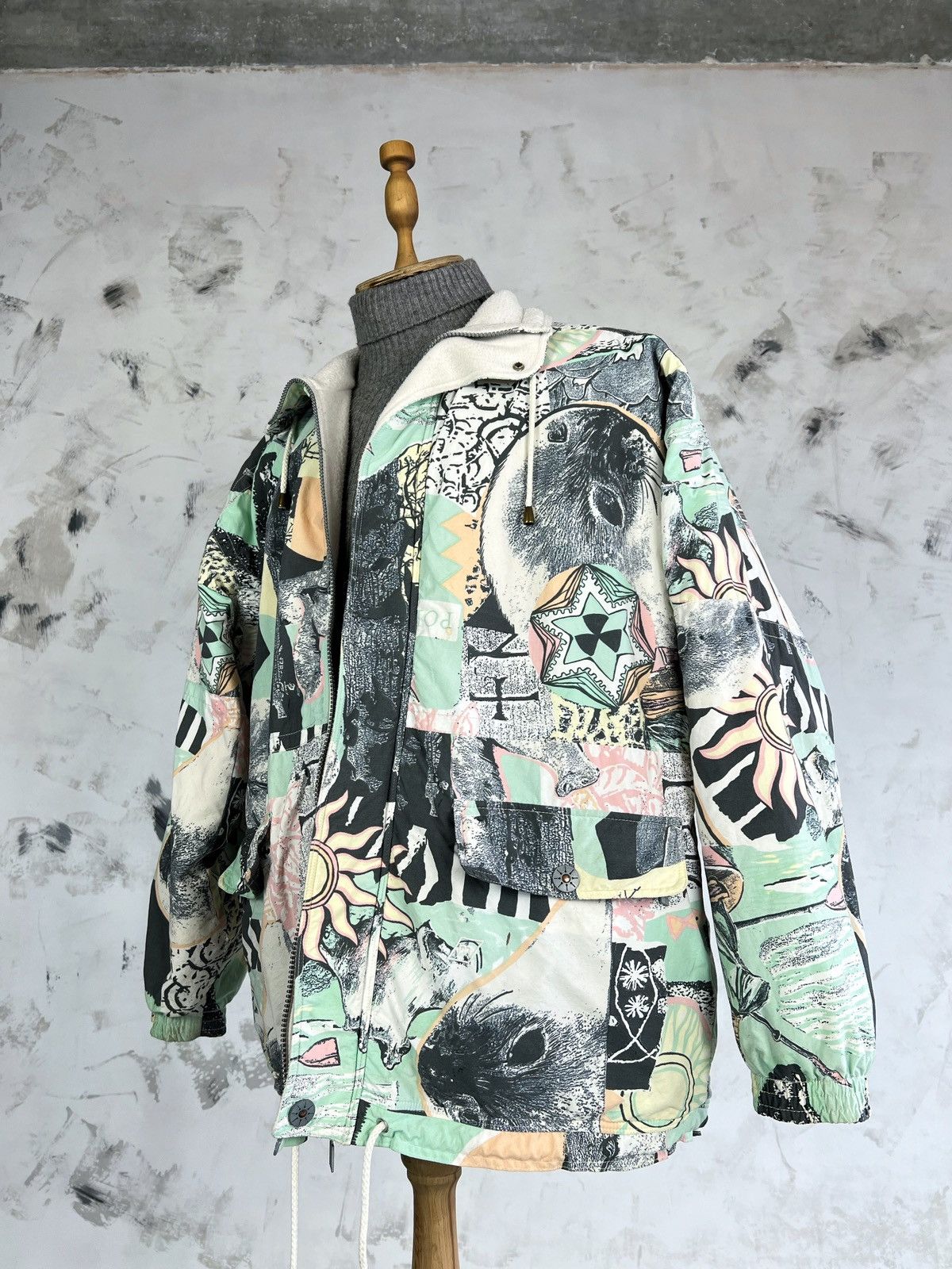 Vintage Vintage Maser Full Print Size M - L Size US M / EU 48-50 / 2 - 1 Thumbnail