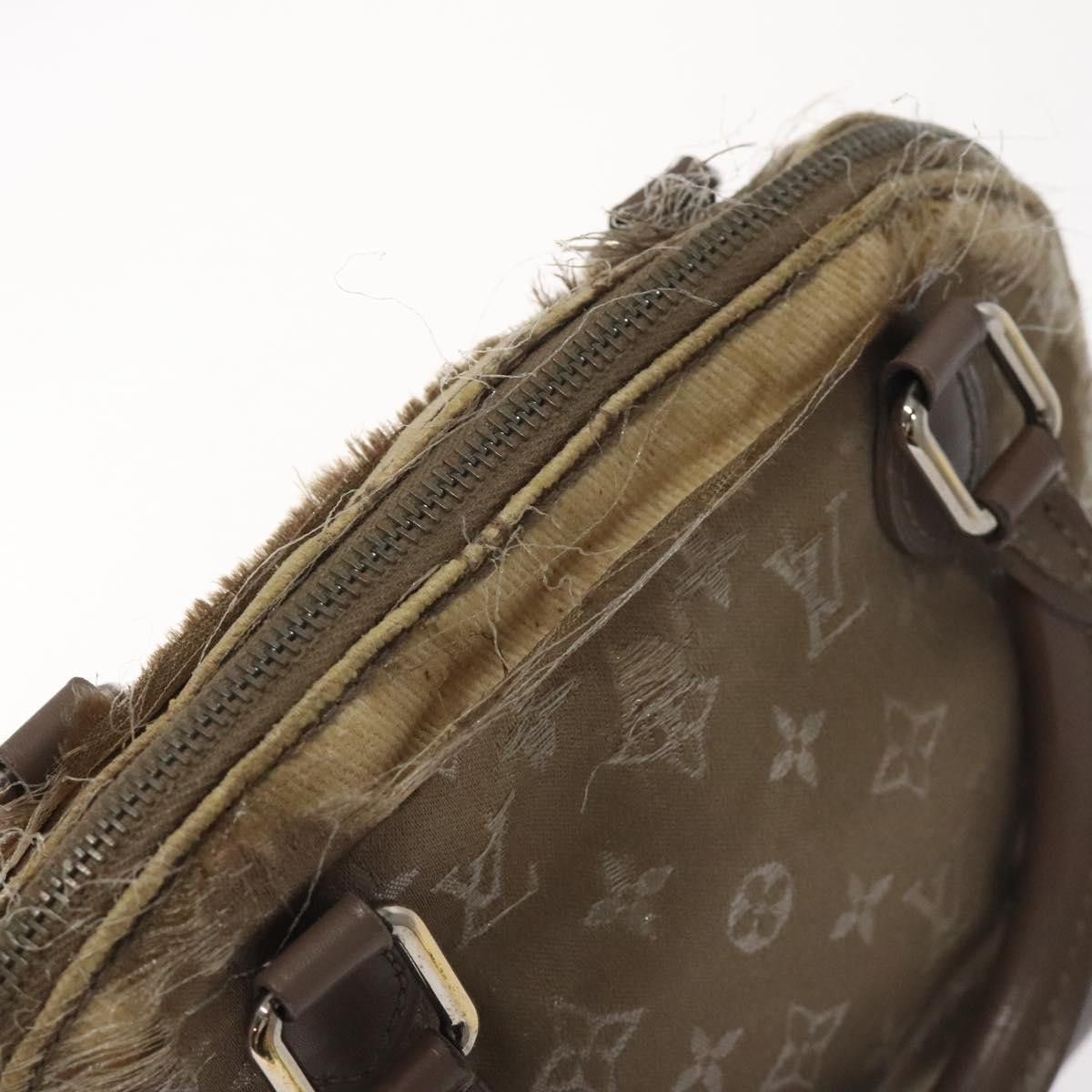 Louis Vuitton LOUIS VUITTON Monogram Satin Little Alma Hand Bag Gray Size ONE SIZE - 15 Thumbnail