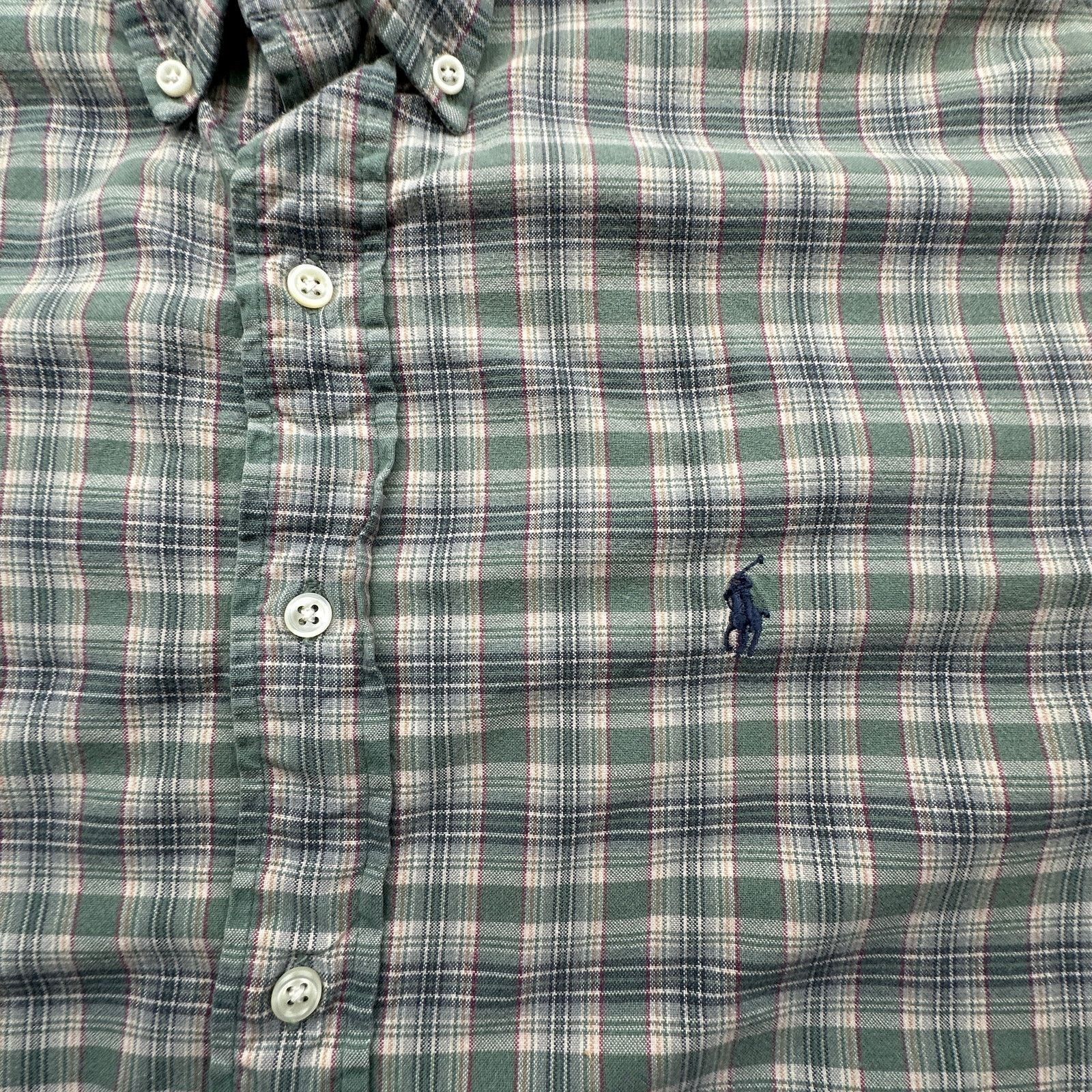 Ralph Lauren Ralph Lauren Blake Button Down Shirt Men XL Plaid Green Pony Size US XL / EU 56 / 4 - 7 Thumbnail