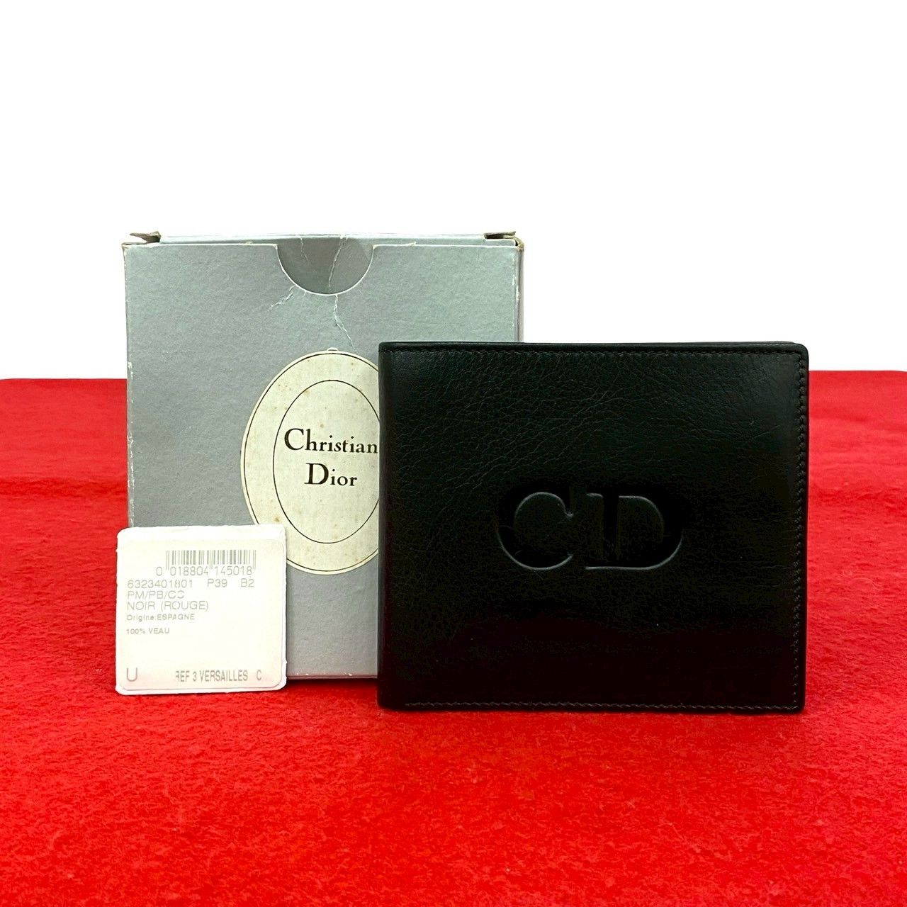 Dior Dior Christian Dior Leather Bifold Wallet Leather Short Wallet DUTY FREE for USA Size ONE SIZE - 1 Thumbnail