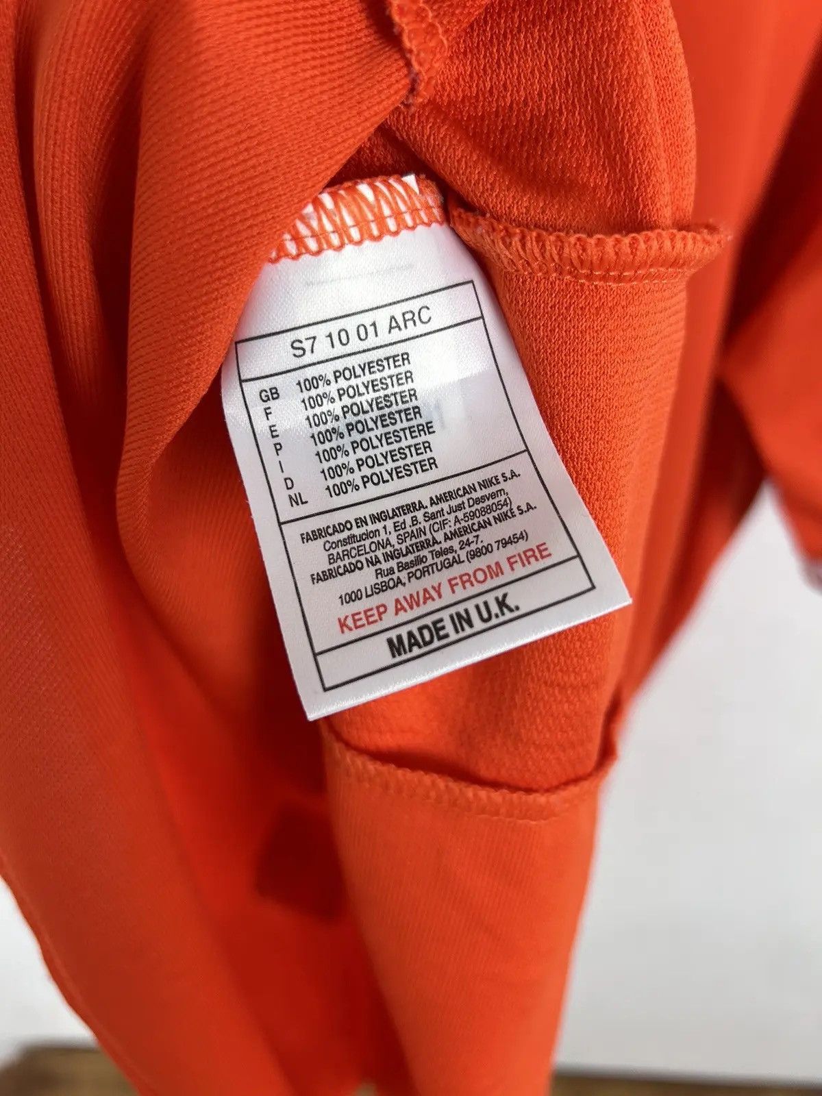 Nike 90s Vintage Nike KNVB Netherlands 1997 Home Kit Jersey Size US XXL / EU 58 / 5 - 13 Thumbnail