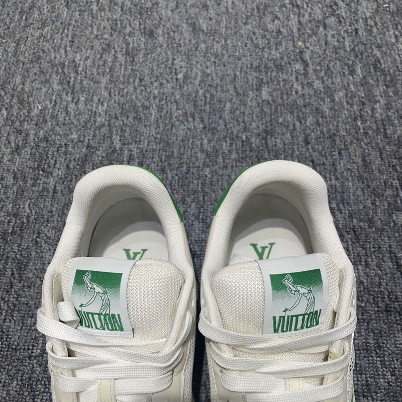 Louis Vuitton Louis Vuitton Classic Trainer Sneakers in White and Green - Size US 8 / EU 41 - 5 Thumbnail