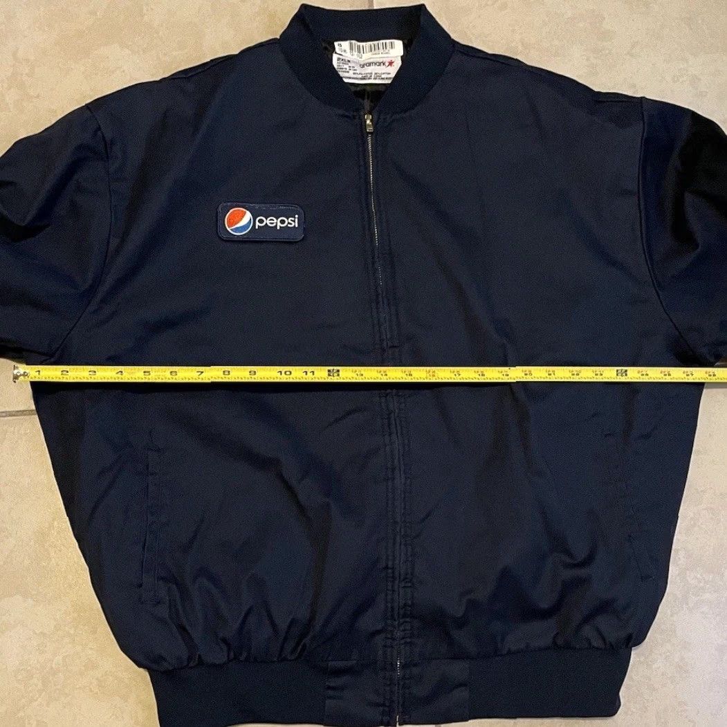Vintage VINTAGE Pepsi Soda Promo Jacket XXL Blue Bomber Jacket Mens 90s Grunge Coca Cola Drink Logo Retro Rockabilly Trucker USA Stadium Style Size US XXL / EU 58 / 5 - 6 Thumbnail