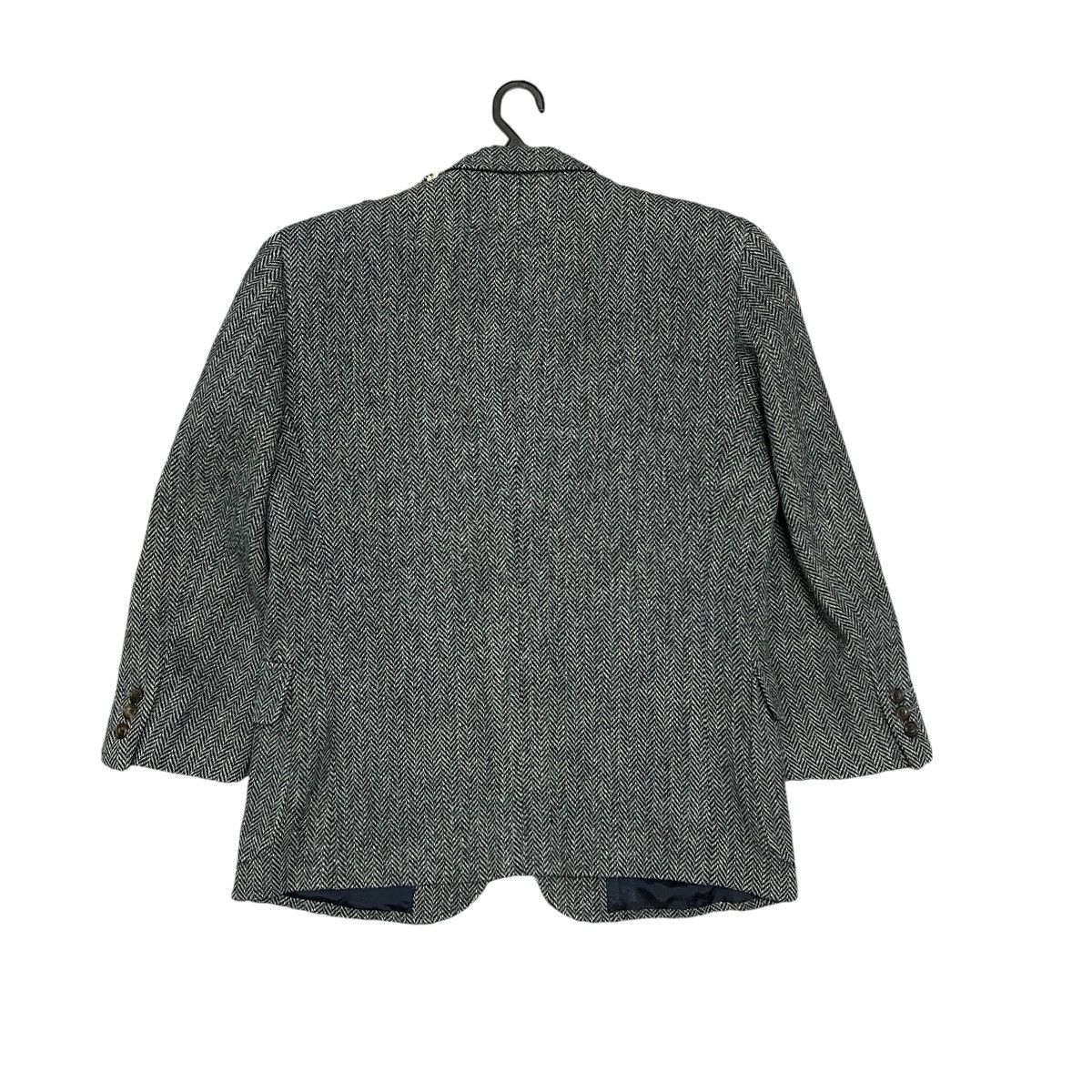 Harris Tweed Vintage Harris Tweed Vightex Custom Herringbone Wool Blazer Size 42R - 8 Thumbnail
