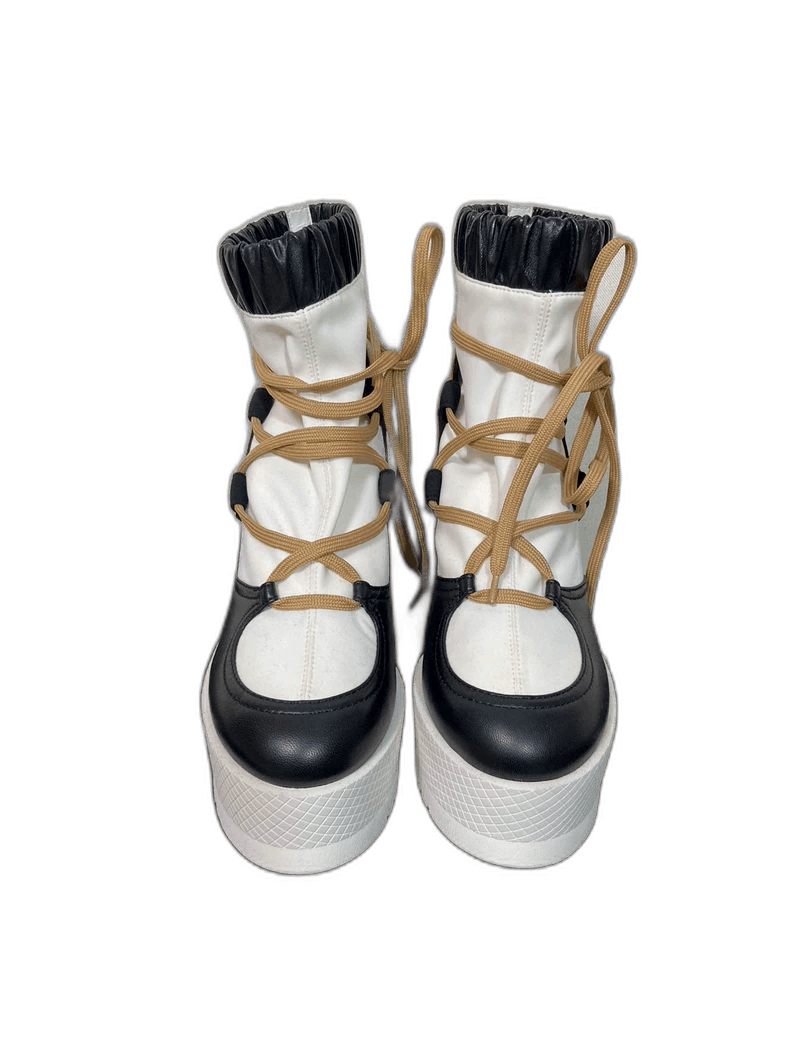 Chanel Chanel Logo Platform Sneakers With Cross Straps -2505 Size US 9.5 / EU 42-43 - 1 Thumbnail