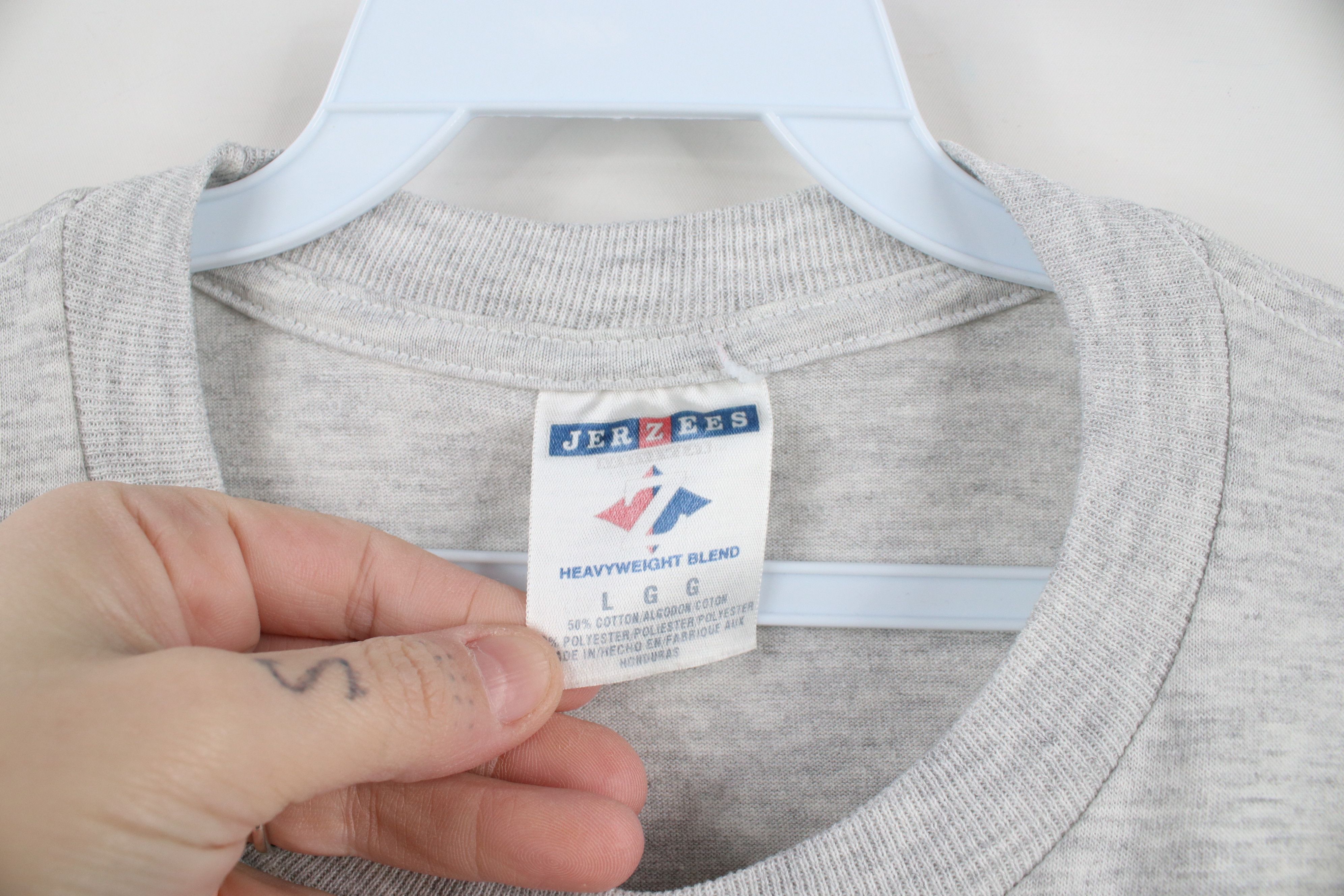 Vintage Vintage 90s Gods Service Christian Media Long Sleeve T-Shirt Size L / US 10 / IT 46 - 8 Thumbnail