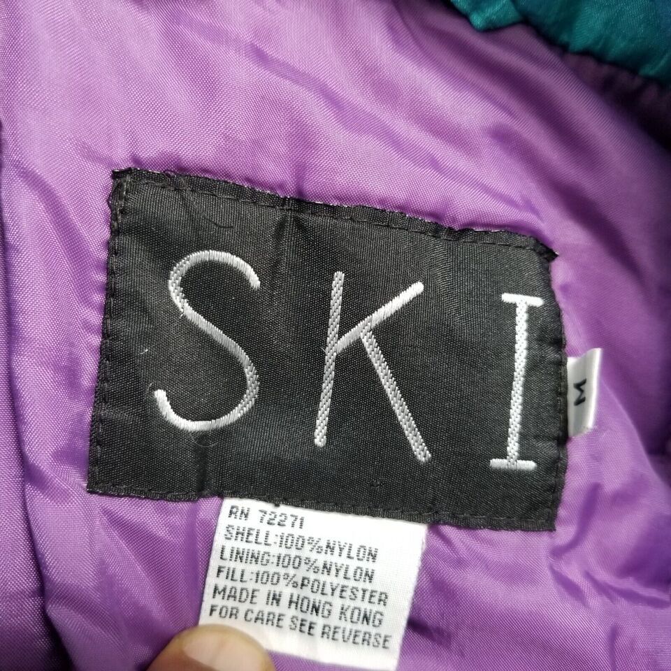 Other VINTAGE Ski Jacket Womens Medium Full Zip Pockets Outdoor Size M / US 6-8 / IT 42-44 - 9 Thumbnail