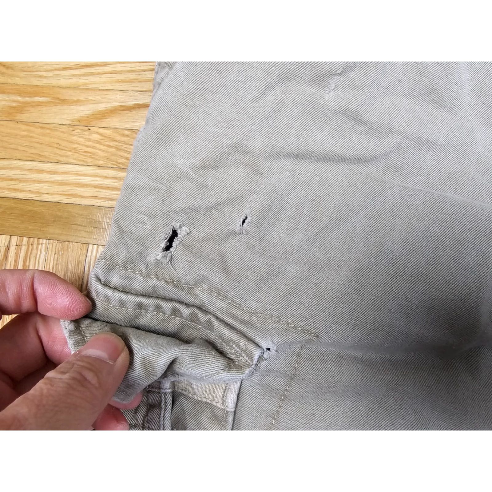 Vintage VINTAGE Ezra Abercrombie Fitch Cargo Shorts MEN'S 30 PARATROOPER MILITARY Distressed Brown Cargo PANTS Mens Size US 30 / EU 46 - 7 Thumbnail
