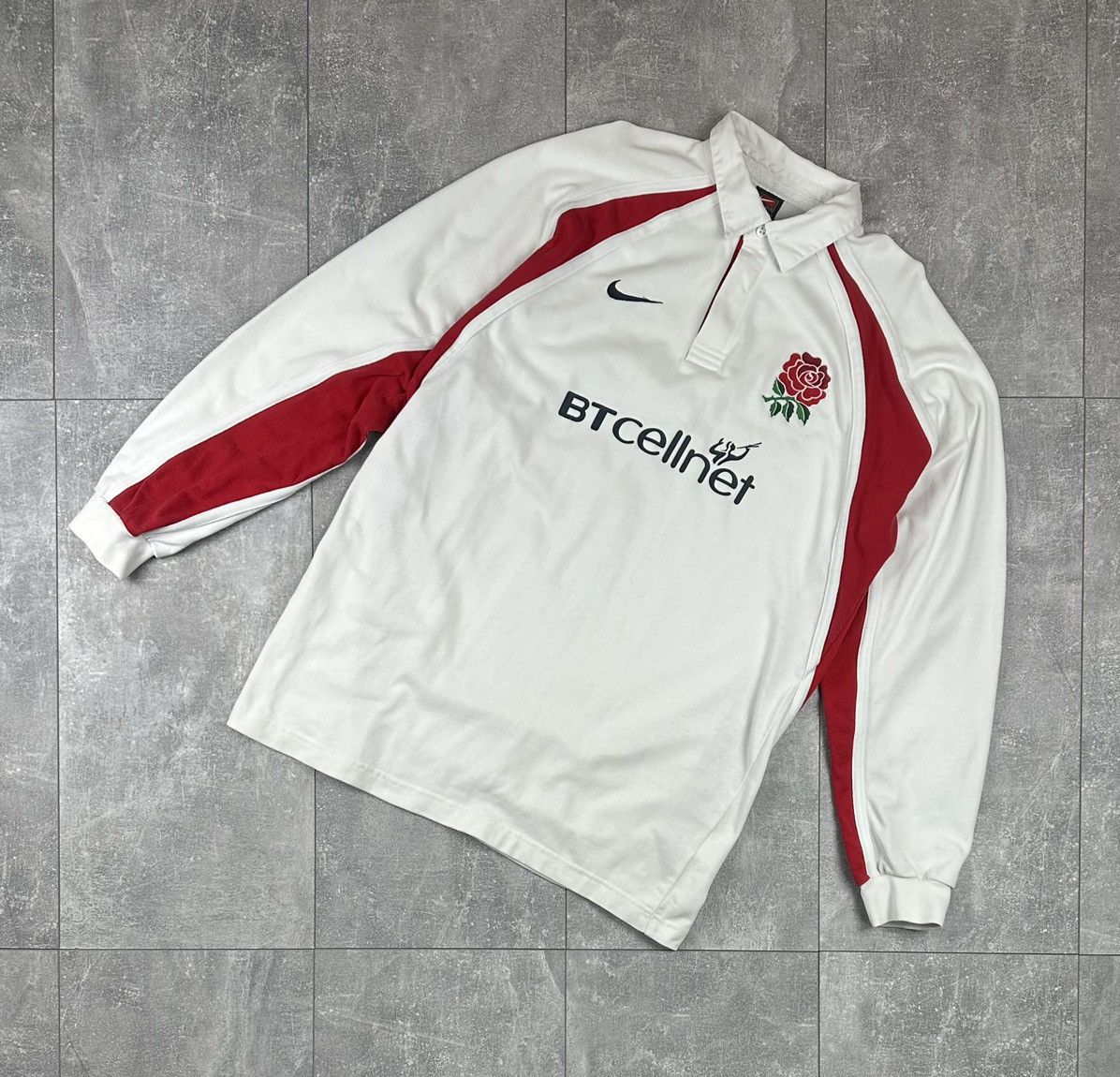 Nike England Rugby Long Sleeve Vintage 1999/2001 Jersey