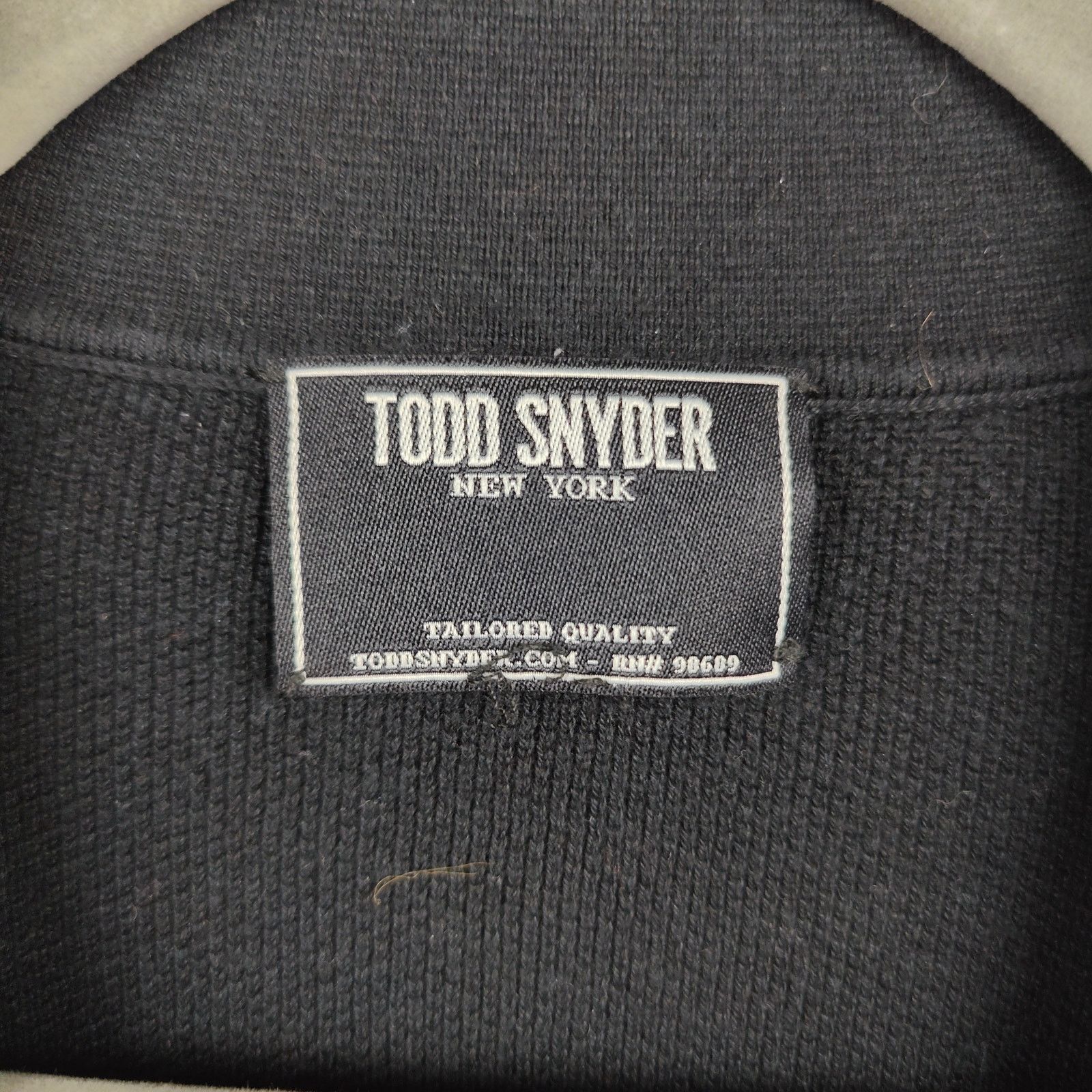 Todd Snyder Todd Snyder Silk Cotton Polo Shirt Mens Small Black White Size US S / EU 44-46 / 1 - 6 Thumbnail