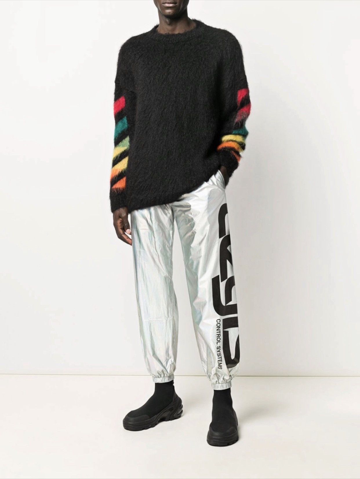 McQ Alexander McQueen GENESIS II FOILED PANTS Size US 29 - 3 Thumbnail