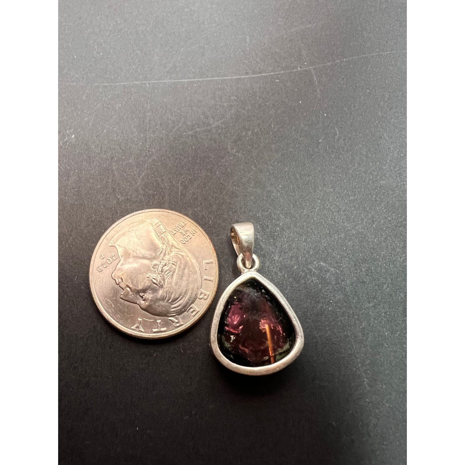 Other NEW Watermelon tourmaline slice 925 pendant 3.90 grams Size ONE SIZE - 6 Thumbnail