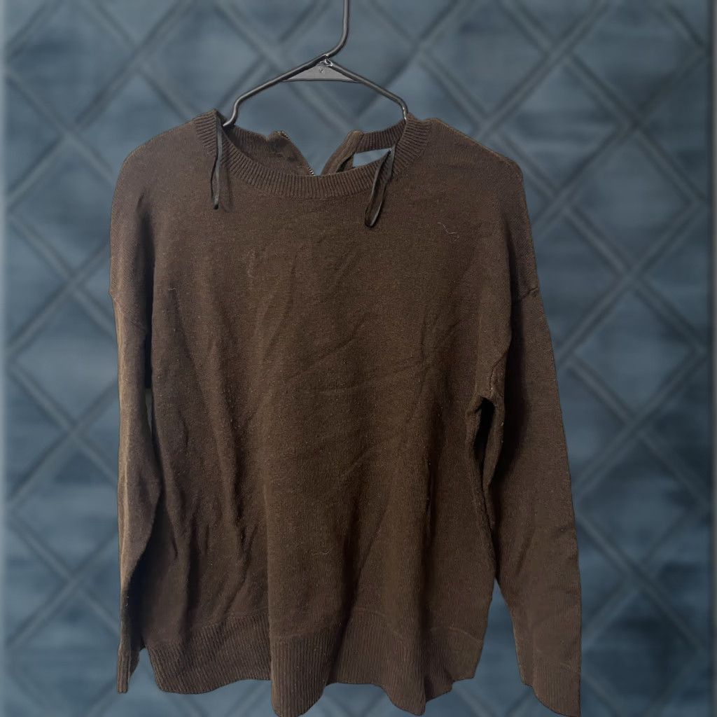 H&M H&M Conscious Womens Pullover Sweater Brown Long Sleeve Crew Neck M Wool Blend Size M / US 6-8 / IT 42-44 - 1 Thumbnail