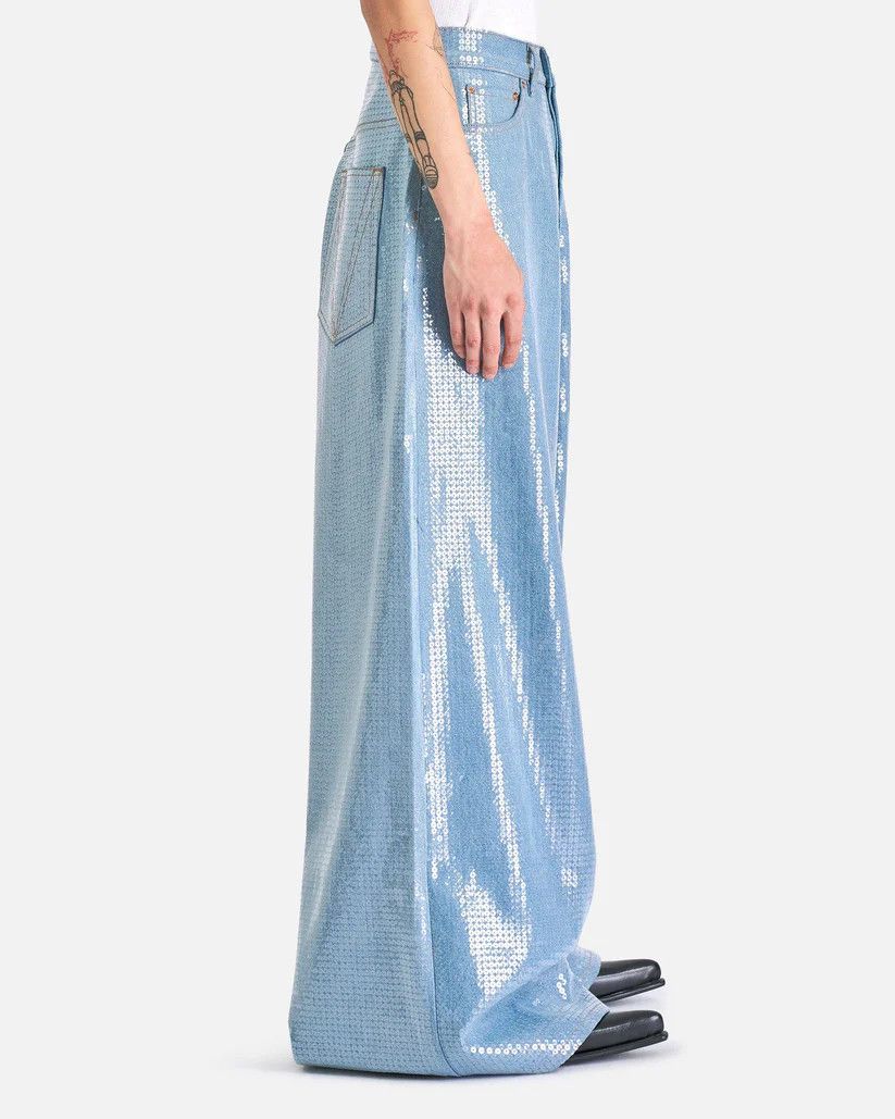 Vetements o1s1v1r1oon0925 Paillattes jeans in Blue Size US 29 - 4 Thumbnail