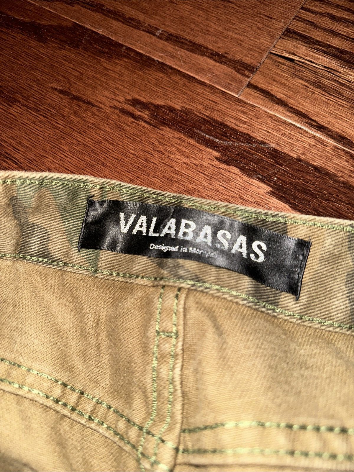 Valabasas Valabasas Denim Camo Cargo Shorts 32 Size US 32 / EU 48 - 3 Thumbnail