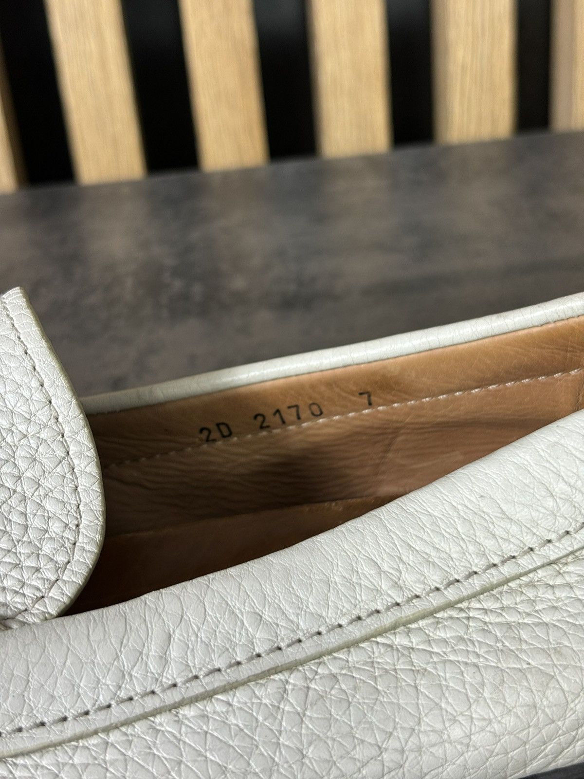 Designer × Prada LUXURY Prada White Leather Old Money Flats Moccasin Size US 9.5 / EU 42-43 - 5 Thumbnail