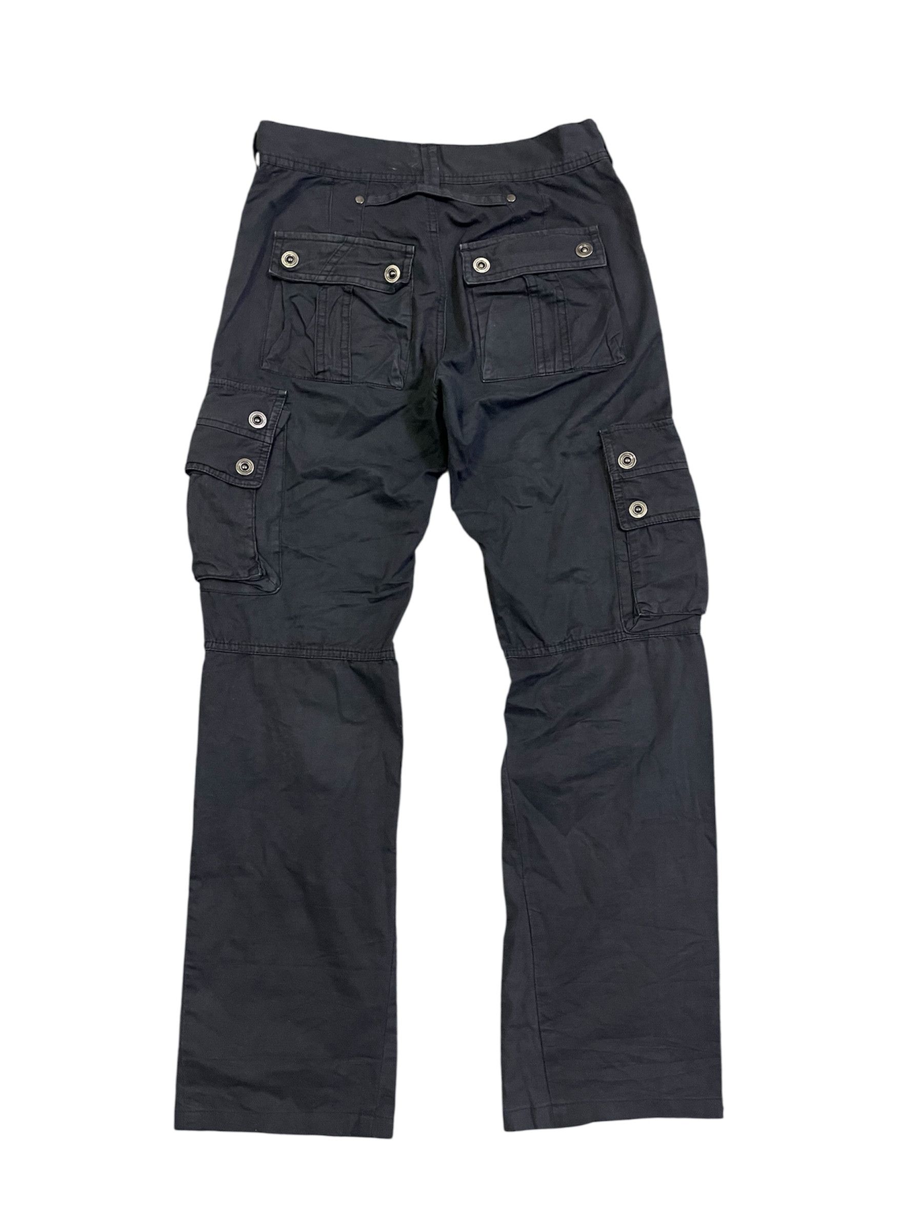 Tornado Mart Tornado Mart Black Multipocket Tactical Combat Slim Straight Size US 30 / EU 46 - 2 Thumbnail