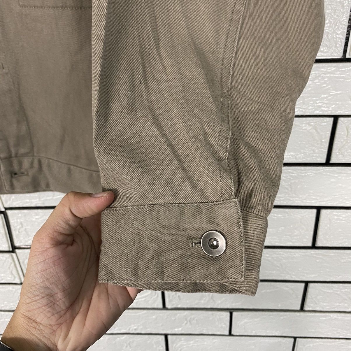 Japanese Brand 📌Vintage Khakis Chore Jacket Urban Research Issey Miyake Size US M / EU 48-50 / 2 - 17 Thumbnail