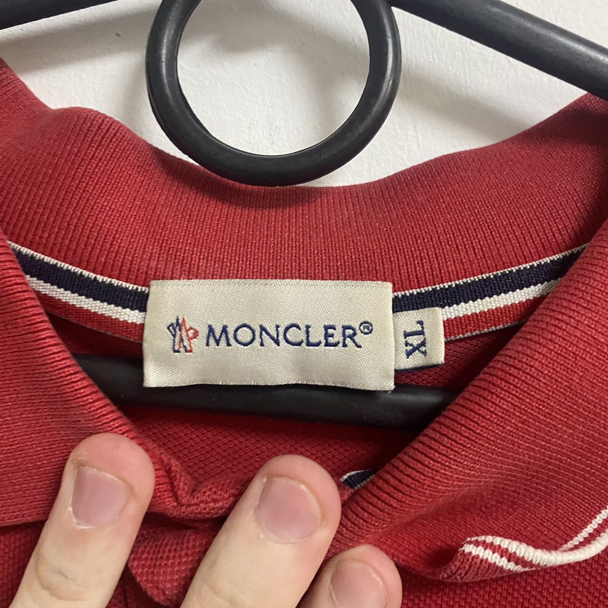 Moncler Moncler polo shirt red Size US XL / EU 56 / 4 - 6 Thumbnail