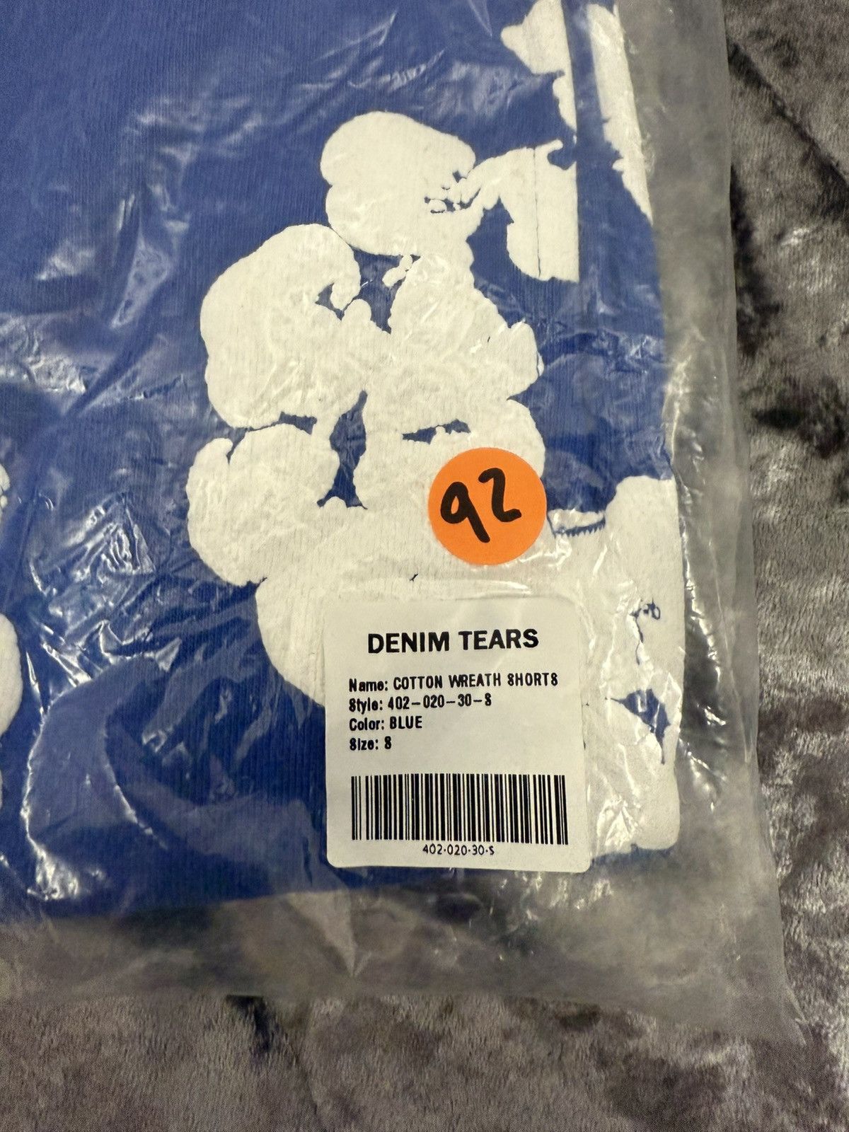 DENIM TEARS Denim Tears Cotton Wreath Shorts Blue Size US 30 / EU 46 - 1 Thumbnail