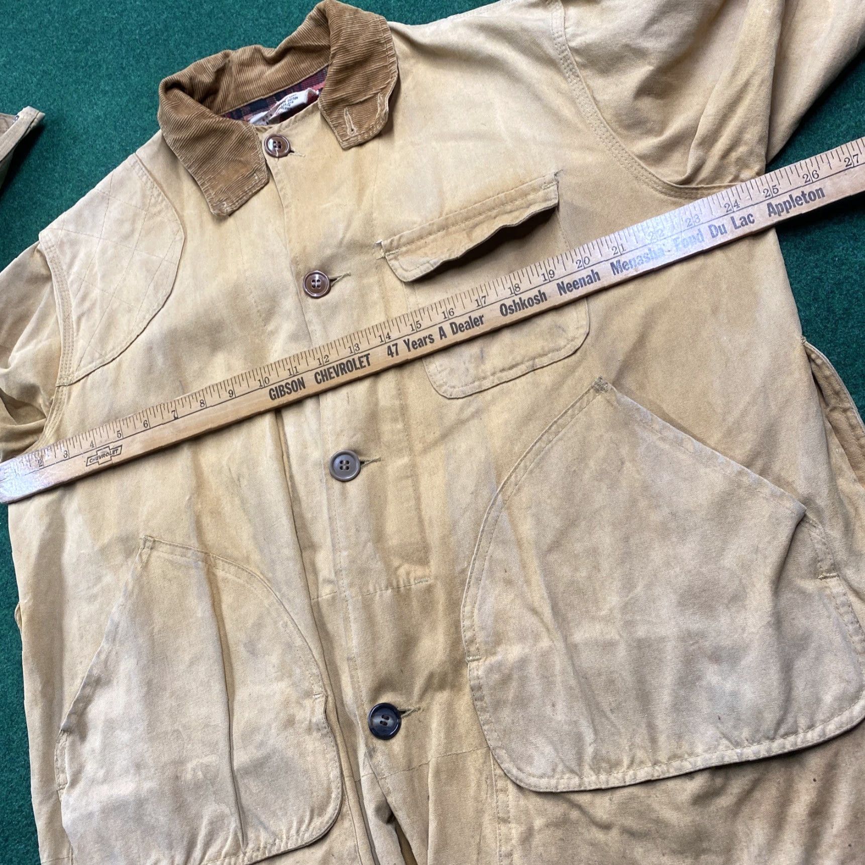 Vintage VINTAGE Hunting Jacket Mens L Brown Duck Canvas Plaid Lined Chore Coat USA Jacket 50s 80s 90s Outdoor Workwear Mens Size US L / EU 52-54 / 3 - 5 Thumbnail